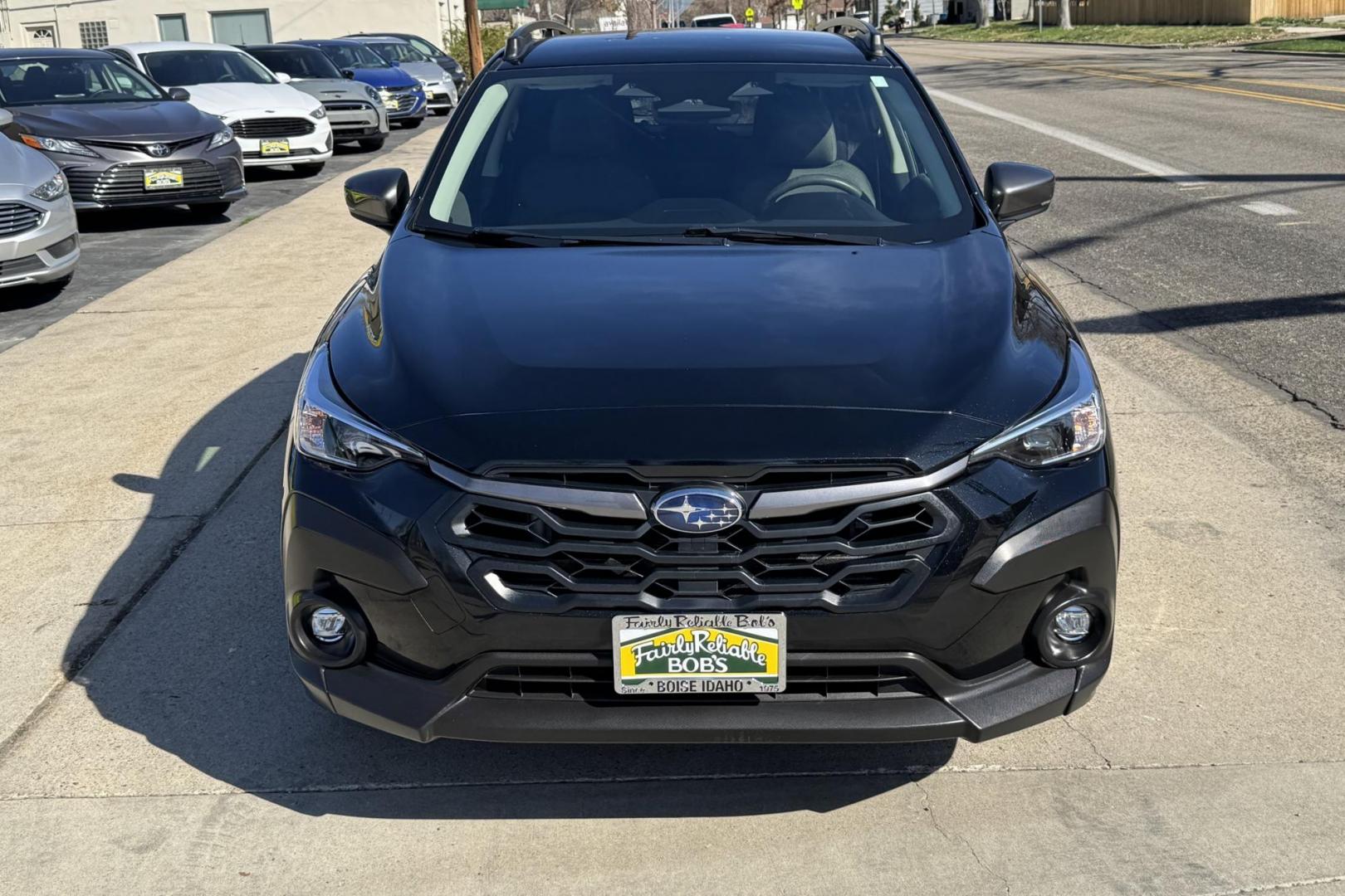 2024 Crystal Black Silica /Black Subaru Crosstrek Premium (JF2GUADC3R8) with an H4 2.0 Liter engine, Automatic transmission, located at 2304 W. Main St., Boise, ID, 83702, (208) 342-7777, 43.622105, -116.218658 - Great Fuel Economy! Fantastic All Wheel Drive Option! - Photo#3
