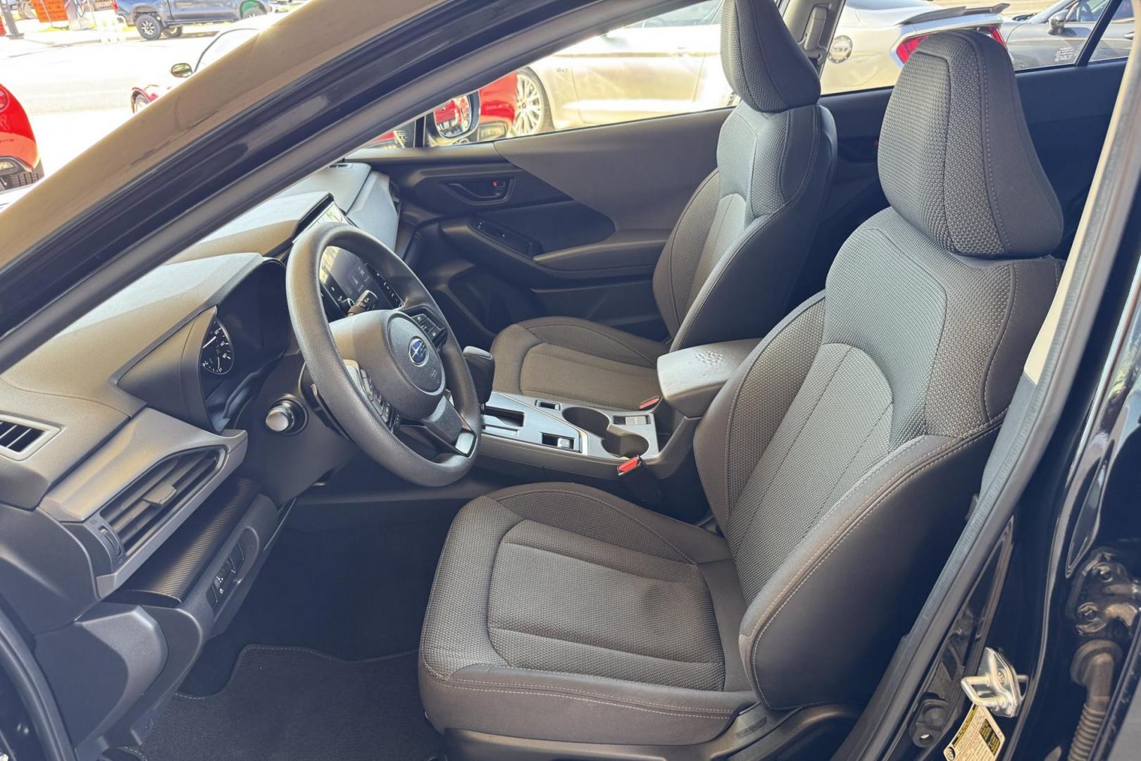 2024 Crystal Black Silica /Black Subaru Crosstrek Premium (JF2GUADC3R8) with an H4 2.0 Liter engine, Automatic transmission, located at 2304 W. Main St., Boise, ID, 83702, (208) 342-7777, 43.622105, -116.218658 - Great Fuel Economy! Fantastic All Wheel Drive Option! - Photo#8