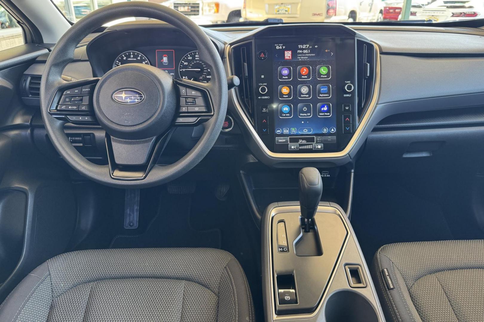 2024 Crystal Black Silica /Black Subaru Crosstrek Premium (JF2GUADC3R8) with an H4 2.0 Liter engine, Automatic transmission, located at 2304 W. Main St., Boise, ID, 83702, (208) 342-7777, 43.622105, -116.218658 - Great Fuel Economy! Fantastic All Wheel Drive Option! - Photo#13