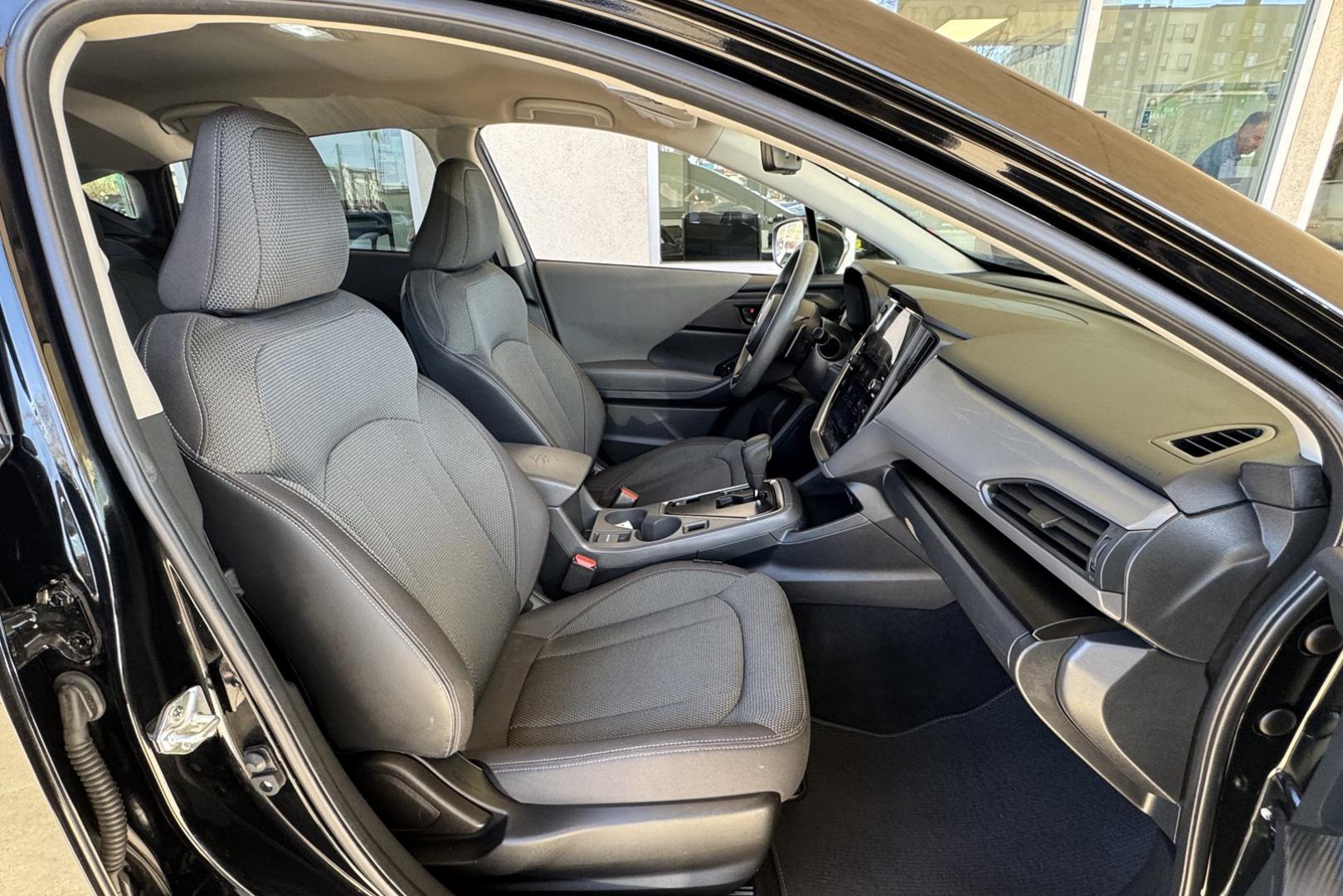 2024 Crystal Black Silica /Black Subaru Crosstrek Premium (JF2GUADC3R8) with an H4 2.0 Liter engine, Automatic transmission, located at 2304 W. Main St., Boise, ID, 83702, (208) 342-7777, 43.622105, -116.218658 - Great Fuel Economy! Fantastic All Wheel Drive Option! - Photo#16