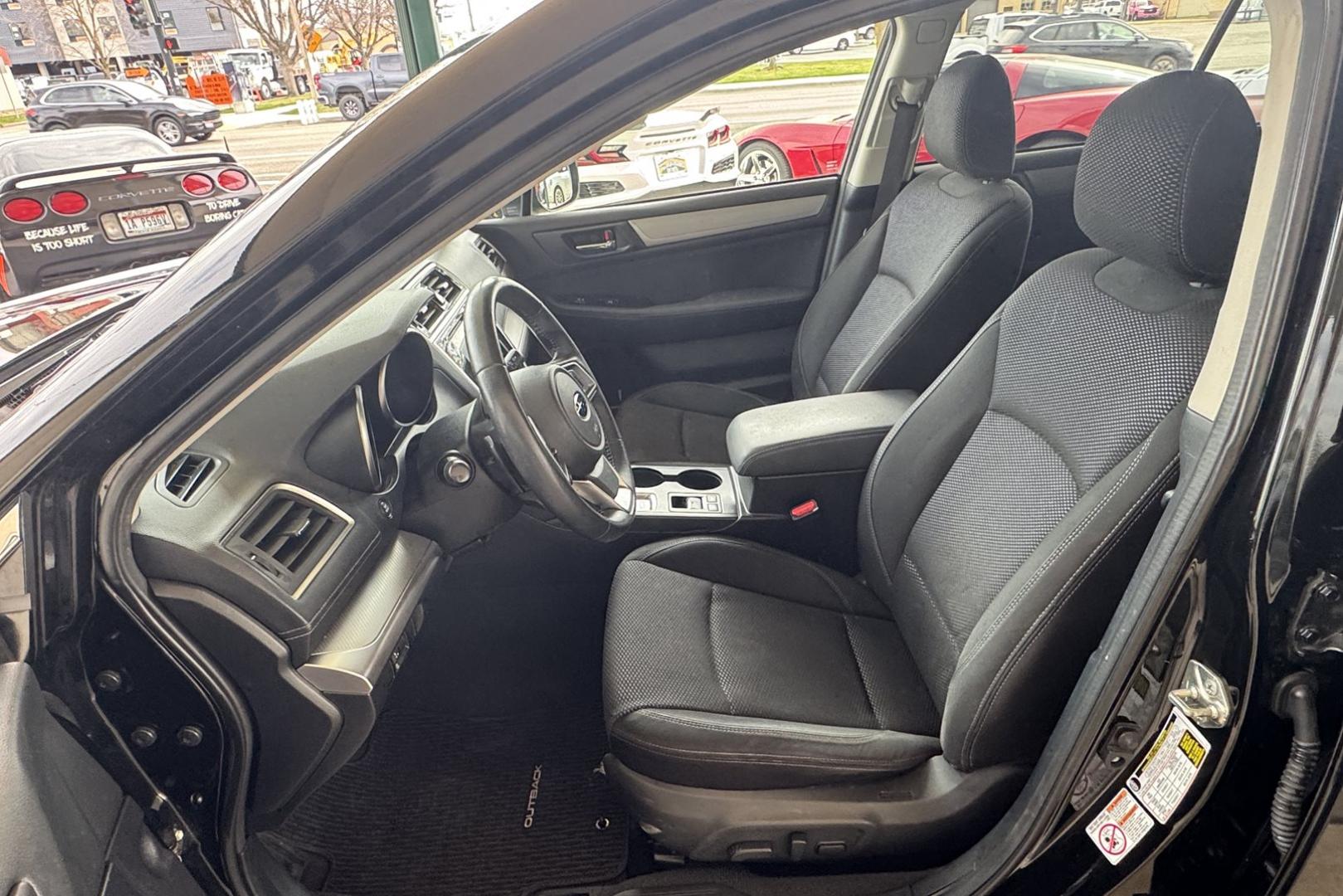 2019 Black /Black Subaru Outback Premium (4S4BSAFC8K3) with an H4 2.5 Liter engine, Automatic transmission, located at 2304 W. Main St., Boise, ID, 83702, (208) 342-7777, 43.622105, -116.218658 - Updated Alpine Head Unit! Apple Car Play/Android Auto, Back Up Camera, Heated Seats Too! - Photo#8