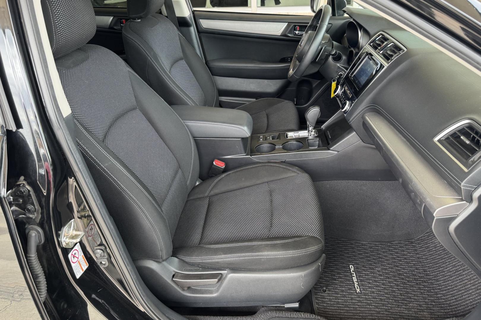 2019 Black /Black Subaru Outback Premium (4S4BSAFC8K3) with an H4 2.5 Liter engine, Automatic transmission, located at 2304 W. Main St., Boise, ID, 83702, (208) 342-7777, 43.622105, -116.218658 - Updated Alpine Head Unit! Apple Car Play/Android Auto, Back Up Camera, Heated Seats Too! - Photo#17