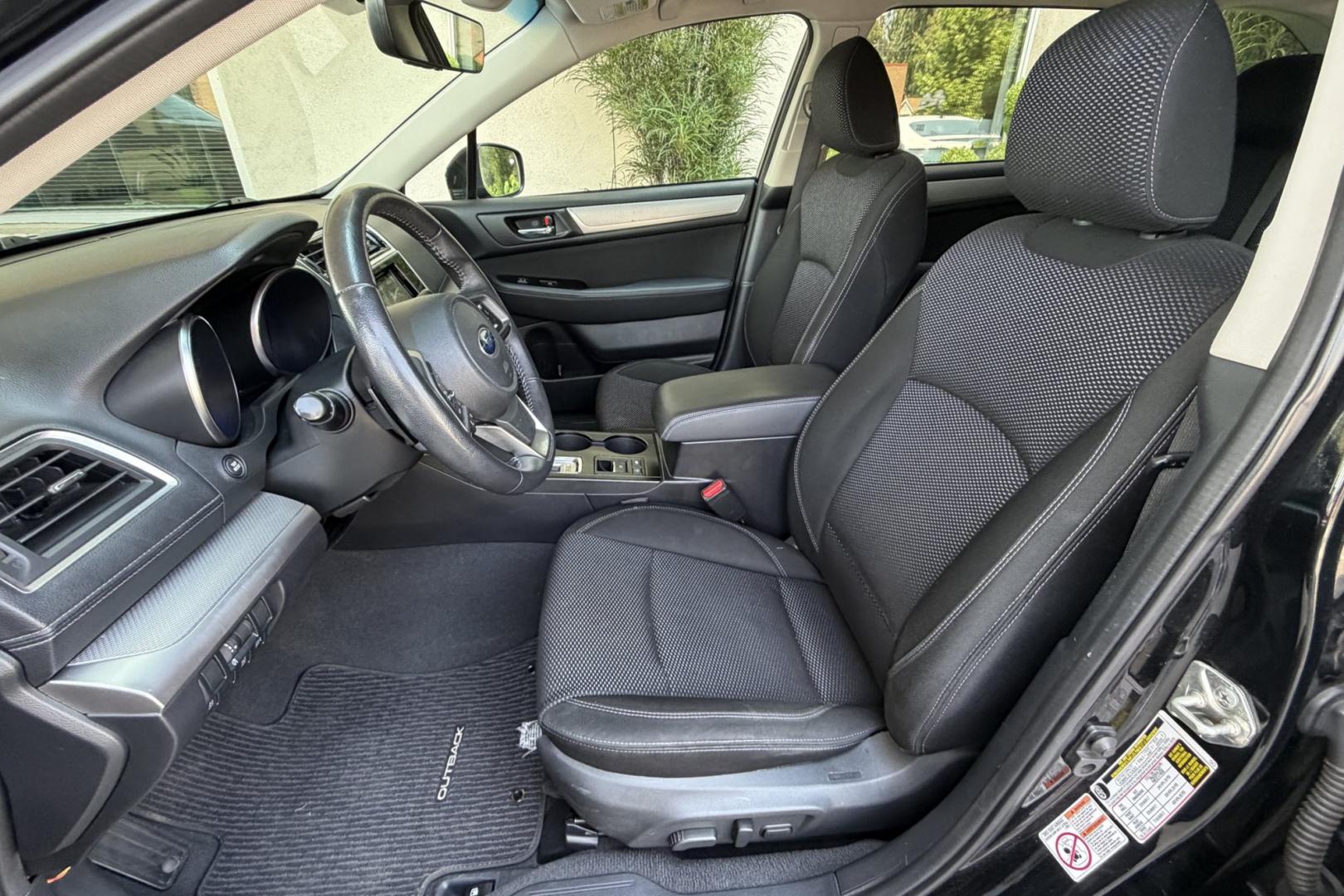 2019 Black /Black Subaru Outback Premium (4S4BSAFC8K3) with an H4 2.5 Liter engine, Automatic transmission, located at 2304 W. Main St., Boise, ID, 83702, (208) 342-7777, 43.622105, -116.218658 - Updated Alpine Head Unit! Apple Car Play/Android Auto, Back Up Camera, Heated Seats Too!- Photo#9