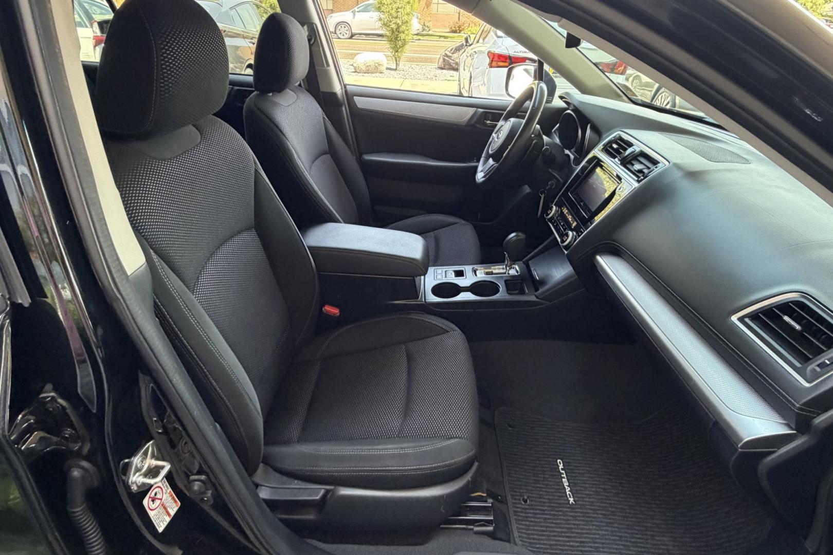 2019 Black /Black Subaru Outback Premium (4S4BSAFC8K3) with an H4 2.5 Liter engine, Automatic transmission, located at 2304 W. Main St., Boise, ID, 83702, (208) 342-7777, 43.622105, -116.218658 - Updated Alpine Head Unit! Apple Car Play/Android Auto, Back Up Camera, Heated Seats Too!- Photo#16
