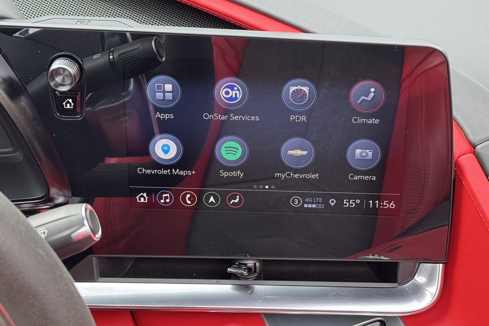 2021 Red Mist Metallic /Adrenaline Red/Black Chevrolet Corvette Stingray 3LT Z51 (1G1YC3D4XM5) with an V8 6.2 Liter engine, Automatic 8 Speed transmission, located at 2304 W. Main St., Boise, ID, 83702, (208) 342-7777, 43.622105, -116.218658 - Stunning, Highly Optioned C8 Convertible With Lift! - Photo#9