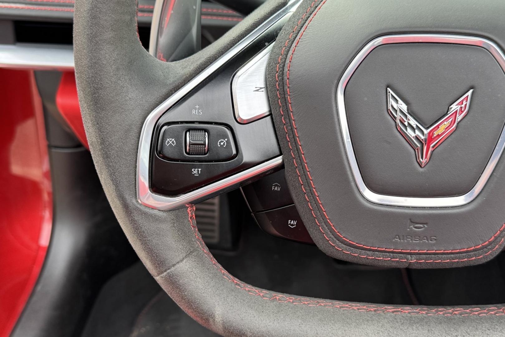 2021 Red Mist Metallic /Adrenaline Red/Black Chevrolet Corvette Stingray 3LT Z51 (1G1YC3D4XM5) with an V8 6.2 Liter engine, Automatic 8 Speed transmission, located at 2304 W. Main St., Boise, ID, 83702, (208) 342-7777, 43.622105, -116.218658 - Stunning, Highly Optioned C8 Convertible With Lift! - Photo#11