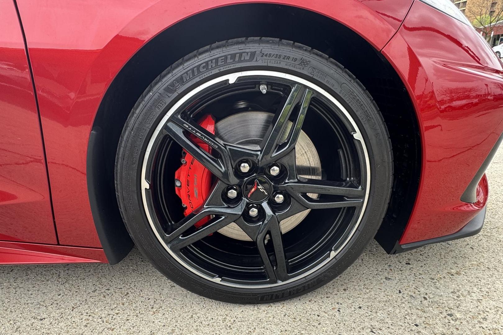 2021 Red Mist Metallic /Adrenaline Red/Black Chevrolet Corvette Stingray 3LT Z51 (1G1YC3D4XM5) with an V8 6.2 Liter engine, Automatic 8 Speed transmission, located at 2304 W. Main St., Boise, ID, 83702, (208) 342-7777, 43.622105, -116.218658 - Stunning, Highly Optioned C8 Convertible With Lift! - Photo#27
