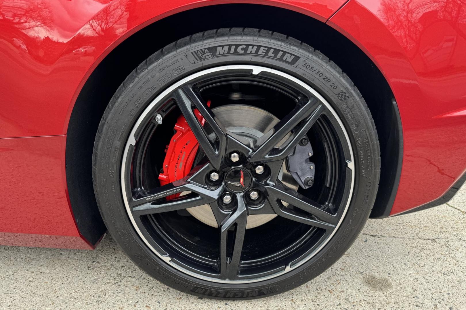 2021 Red Mist Metallic /Adrenaline Red/Black Chevrolet Corvette Stingray 3LT Z51 (1G1YC3D4XM5) with an V8 6.2 Liter engine, Automatic 8 Speed transmission, located at 2304 W. Main St., Boise, ID, 83702, (208) 342-7777, 43.622105, -116.218658 - Stunning, Highly Optioned C8 Convertible With Lift! - Photo#29