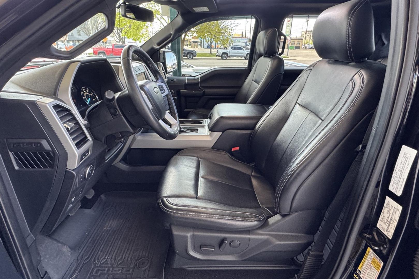 2019 Black /Black Ford F-150 Lariat (1FTEW1E57KK) with an V8 5.0 Liter engine, Automatic 10 Speed transmission, located at 2304 W. Main St., Boise, ID, 83702, (208) 342-7777, 43.622105, -116.218658 - Nicely Optioned And Ready To Go! - Photo#13