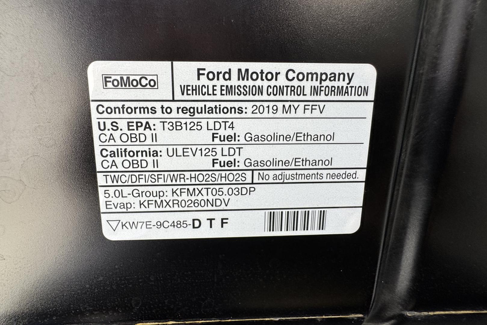 2019 Black /Black Ford F-150 Lariat (1FTEW1E57KK) with an V8 5.0 Liter engine, Automatic 10 Speed transmission, located at 2304 W. Main St., Boise, ID, 83702, (208) 342-7777, 43.622105, -116.218658 - Nicely Optioned And Ready To Go! - Photo#21