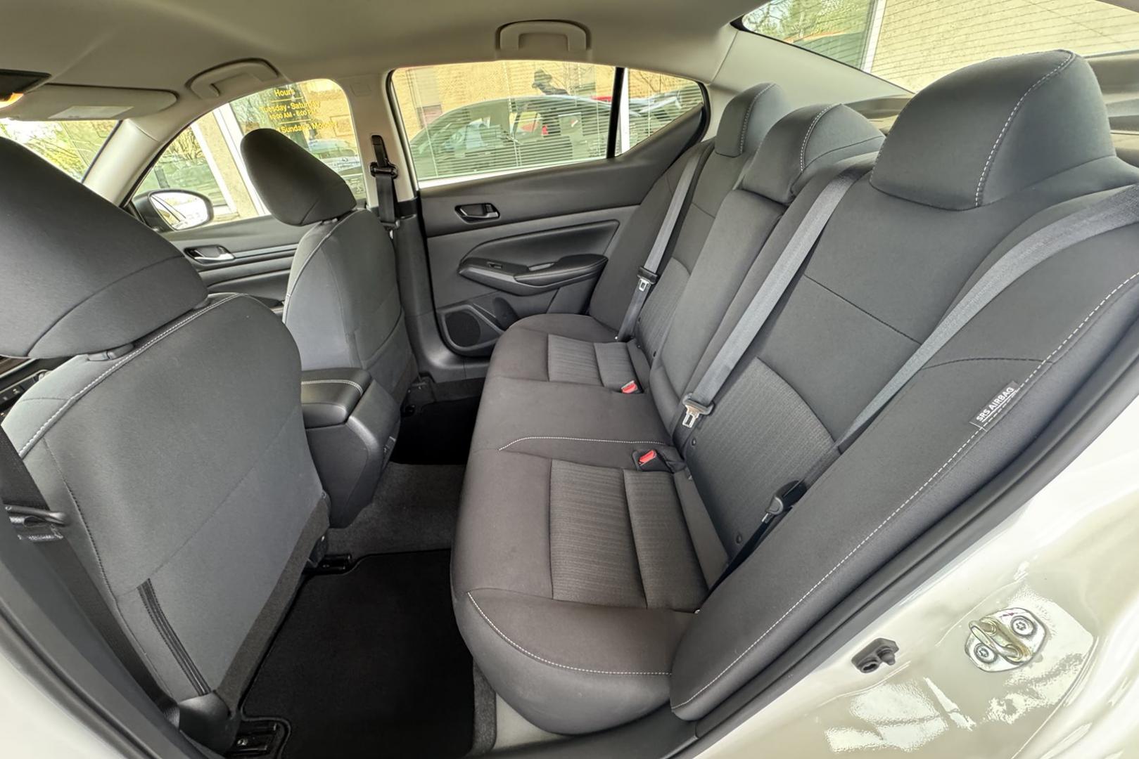 2025 White /Black Nissan Altima SV (1N4BL4DVXSN) with an 4 Cyl 2.5 Liter engine, Automatic transmission, located at 2304 W. Main St., Boise, ID, 83702, (208) 342-7777, 43.622105, -116.218658 - Remaining Factory Warranty! Loaded With Safety Features Too! - Photo#10