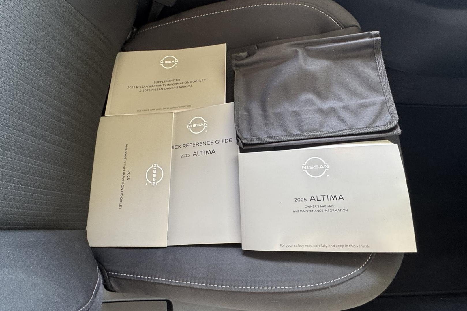 2025 White /Black Nissan Altima SV (1N4BL4DVXSN) with an 4 Cyl 2.5 Liter engine, Automatic transmission, located at 2304 W. Main St., Boise, ID, 83702, (208) 342-7777, 43.622105, -116.218658 - Remaining Factory Warranty! Loaded With Safety Features Too! - Photo#16