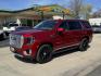 2022 Cayenne Red /Teak/Light Shale GMC Yukon Denali (1GKS2DKL4NR) with an V8 6.2 Liter engine, Automatic 10 Speed transmission, located at 2304 W. Main St., Boise, ID, 83702, (208) 342-7777, 43.622105, -116.218658 - Stunning 1 Owner, Idaho Owned Denali! - Photo#0