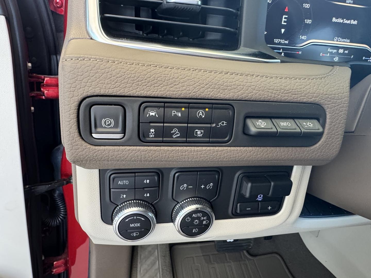 2022 Cayenne Red /Teak/Light Shale GMC Yukon Denali (1GKS2DKL4NR) with an V8 6.2 Liter engine, Automatic 10 Speed transmission, located at 2304 W. Main St., Boise, ID, 83702, (208) 342-7777, 43.622105, -116.218658 - Stunning 1 Owner, Idaho Owned Denali! - Photo#10