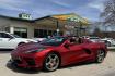 2021 Red Mist Metallic /Natural Dipped Chevrolet Corvette Stingray 2LT (1G1YB3D49M5) with an V8 6.2 Liter engine, Automatic 8 Speed transmission, located at 2304 W. Main St., Boise, ID, 83702, (208) 342-7777, 43.622105, -116.218658 - Stunning Red Mist Metallic Stingray Convertible! - Photo#0