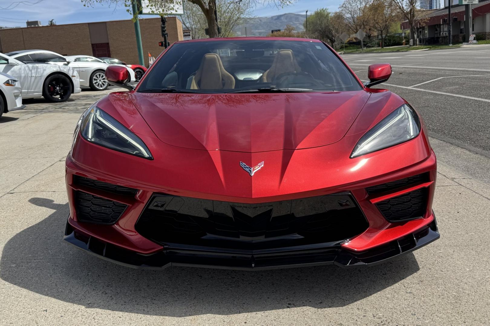 2021 Red Mist Metallic /Natural Dipped Chevrolet Corvette Stingray 2LT (1G1YB3D49M5) with an V8 6.2 Liter engine, Automatic 8 Speed transmission, located at 2304 W. Main St., Boise, ID, 83702, (208) 342-7777, 43.622105, -116.218658 - Stunning Red Mist Metallic Stingray Convertible! - Photo#3