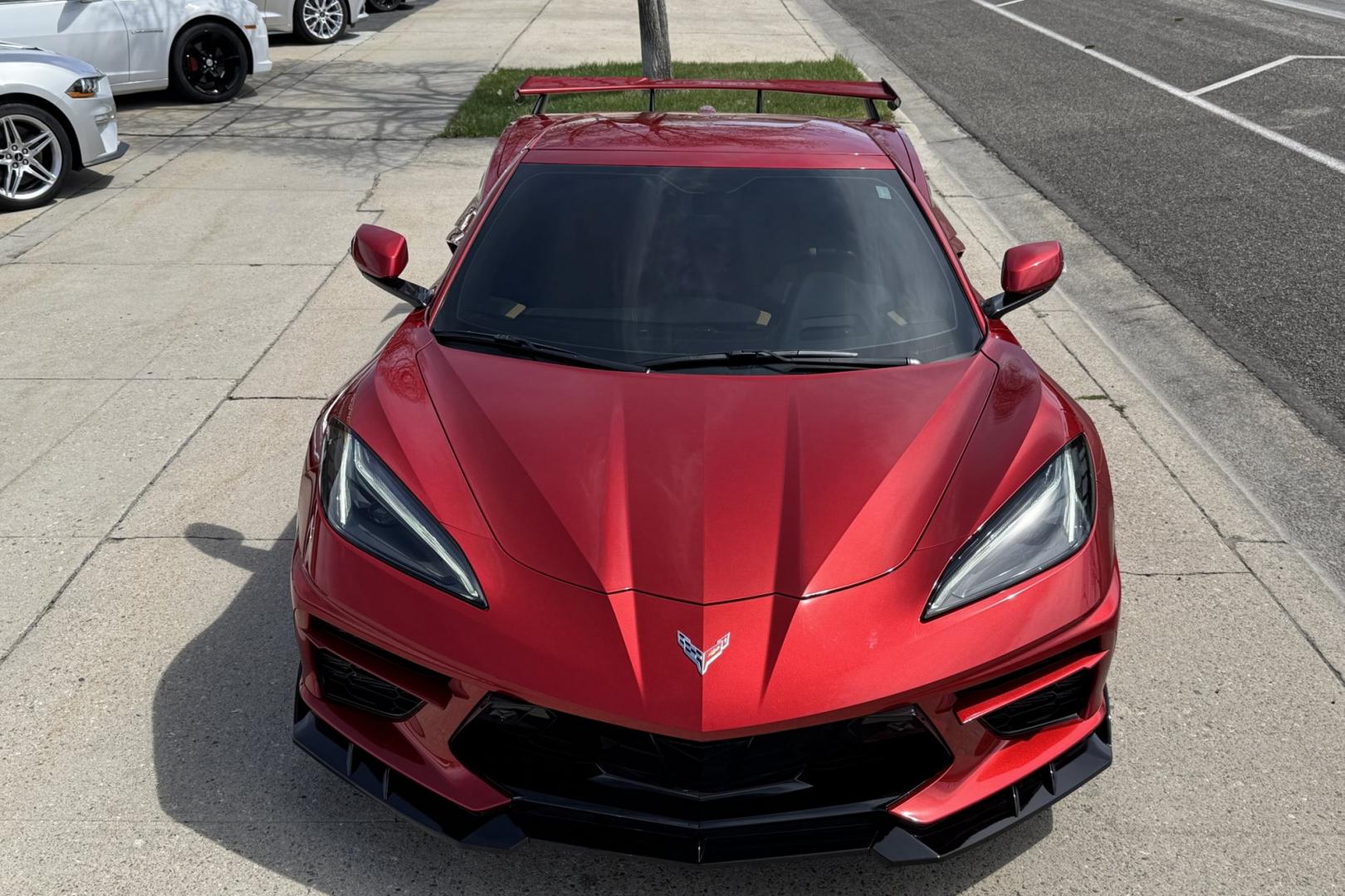 2021 Red Mist Metallic /Natural Dipped Chevrolet Corvette Stingray 2LT (1G1YB3D49M5) with an V8 6.2 Liter engine, Automatic 8 Speed transmission, located at 2304 W. Main St., Boise, ID, 83702, (208) 342-7777, 43.622105, -116.218658 - Stunning Red Mist Metallic Stingray Convertible! - Photo#30