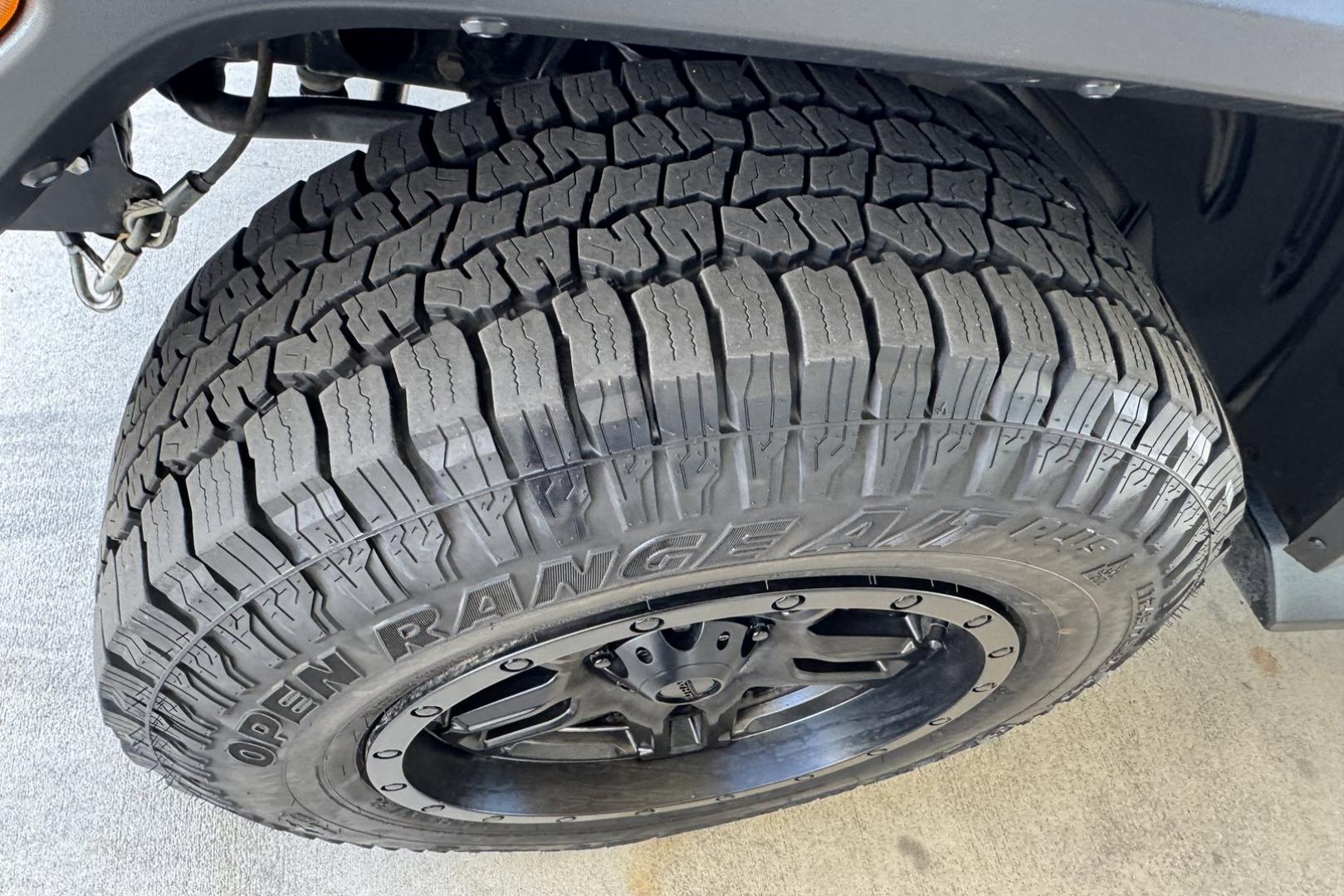 2018 Gray /Black Jeep Wrangler Unlimited Sport (1C4HJXDG1JW) with an V6 3.6 Liter engine, Automatic 8 Speed transmission, located at 2304 W. Main St., Boise, ID, 83702, (208) 342-7777, 43.622105, -116.218658 - Dinghy Tow Ready! - Photo#12