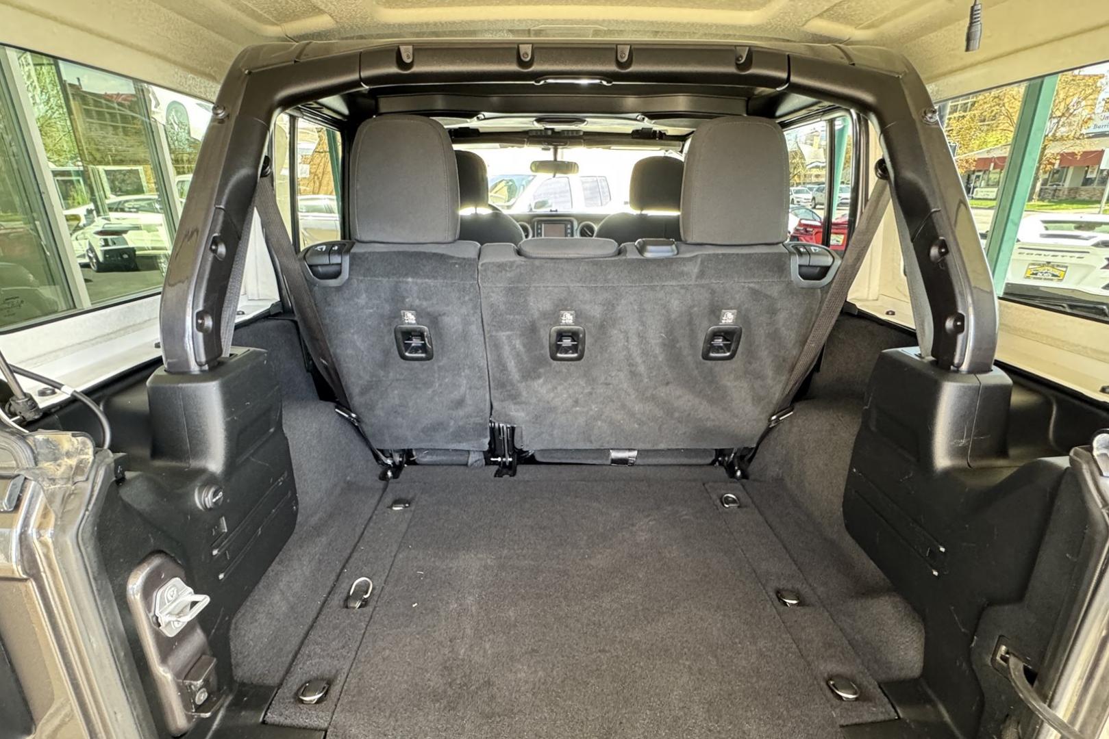 2018 Gray /Black Jeep Wrangler Unlimited Sport (1C4HJXDG1JW) with an V6 3.6 Liter engine, Automatic 8 Speed transmission, located at 2304 W. Main St., Boise, ID, 83702, (208) 342-7777, 43.622105, -116.218658 - Dinghy Tow Ready! - Photo#16