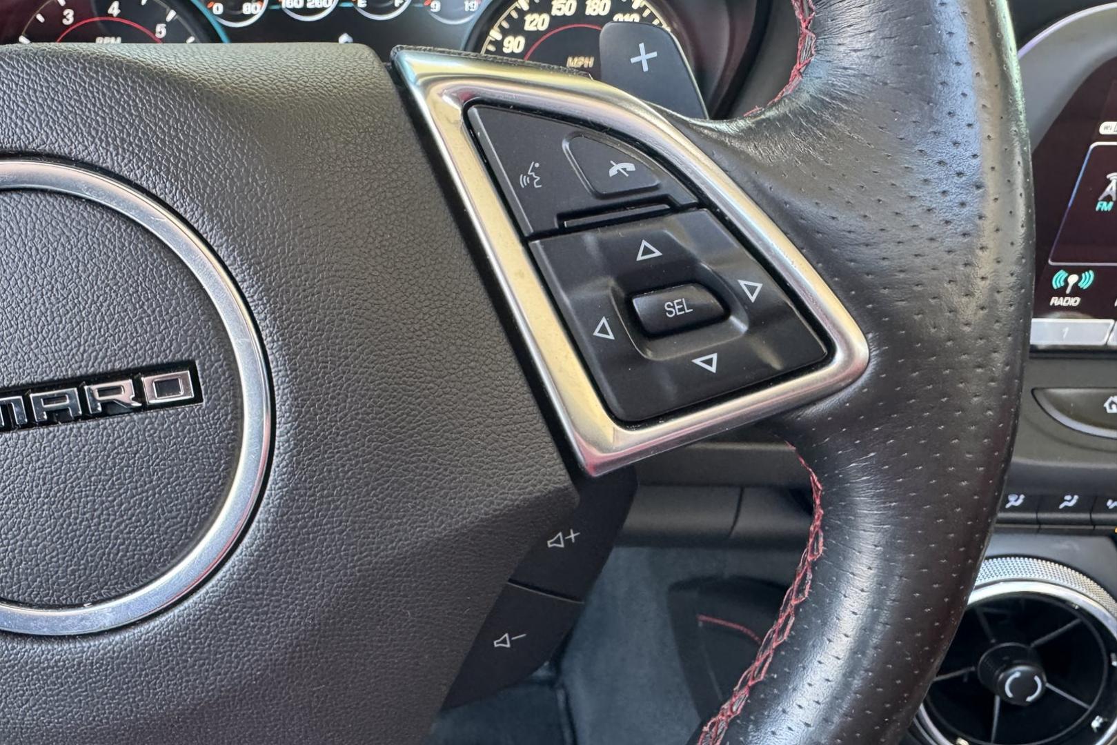 2017 Mosaic Black /Adrenaline Red Chevrolet Camaro 2SS (1G1FH3D75H0) with an V8 6.2 Liter engine, Automatic 8 Speed transmission, located at 2304 W. Main St., Boise, ID, 83702, (208) 342-7777, 43.622105, -116.218658 - Ready To Play! - Photo#12