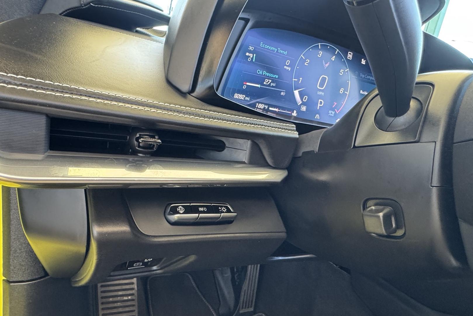 2020 Velocity Yellow /Jet Black Chevrolet Corvette Stingray 3LT Z51 (1G1Y82D4XL5) with an V8 6.2 Liter engine, Automatic 8 Speed transmission, located at 2304 W. Main St., Boise, ID, 83702, (208) 342-7777, 43.622105, -116.218658 - Loaded And Stunning C8 Corvette Coupe! - Photo#10