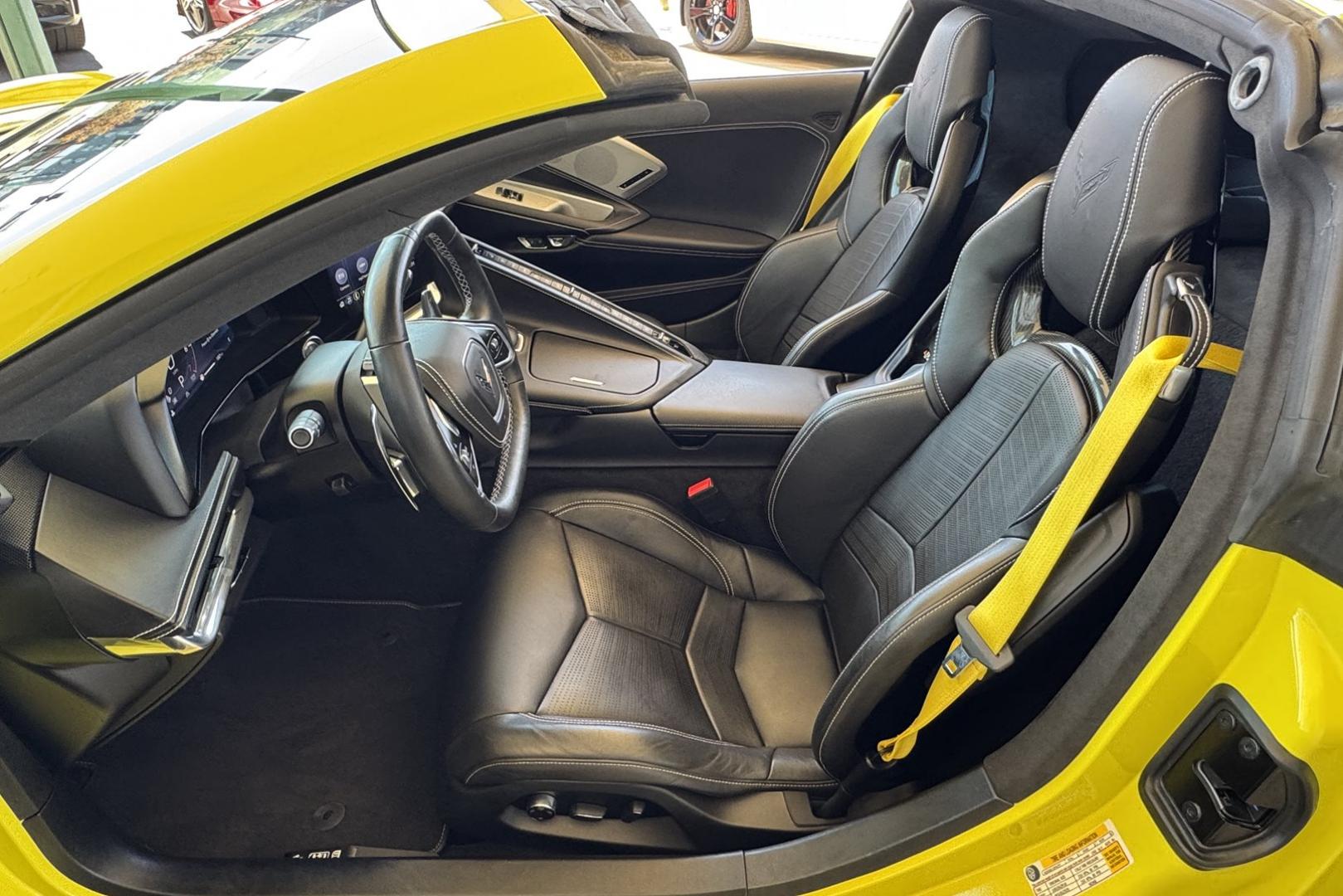 2020 Velocity Yellow /Jet Black Chevrolet Corvette Stingray 3LT Z51 (1G1Y82D4XL5) with an V8 6.2 Liter engine, Automatic 8 Speed transmission, located at 2304 W. Main St., Boise, ID, 83702, (208) 342-7777, 43.622105, -116.218658 - Loaded And Stunning C8 Corvette Coupe! - Photo#16