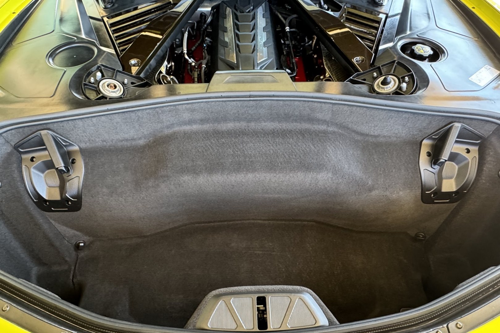 2020 Velocity Yellow /Jet Black Chevrolet Corvette Stingray 3LT Z51 (1G1Y82D4XL5) with an V8 6.2 Liter engine, Automatic 8 Speed transmission, located at 2304 W. Main St., Boise, ID, 83702, (208) 342-7777, 43.622105, -116.218658 - Loaded And Stunning C8 Corvette Coupe! - Photo#25