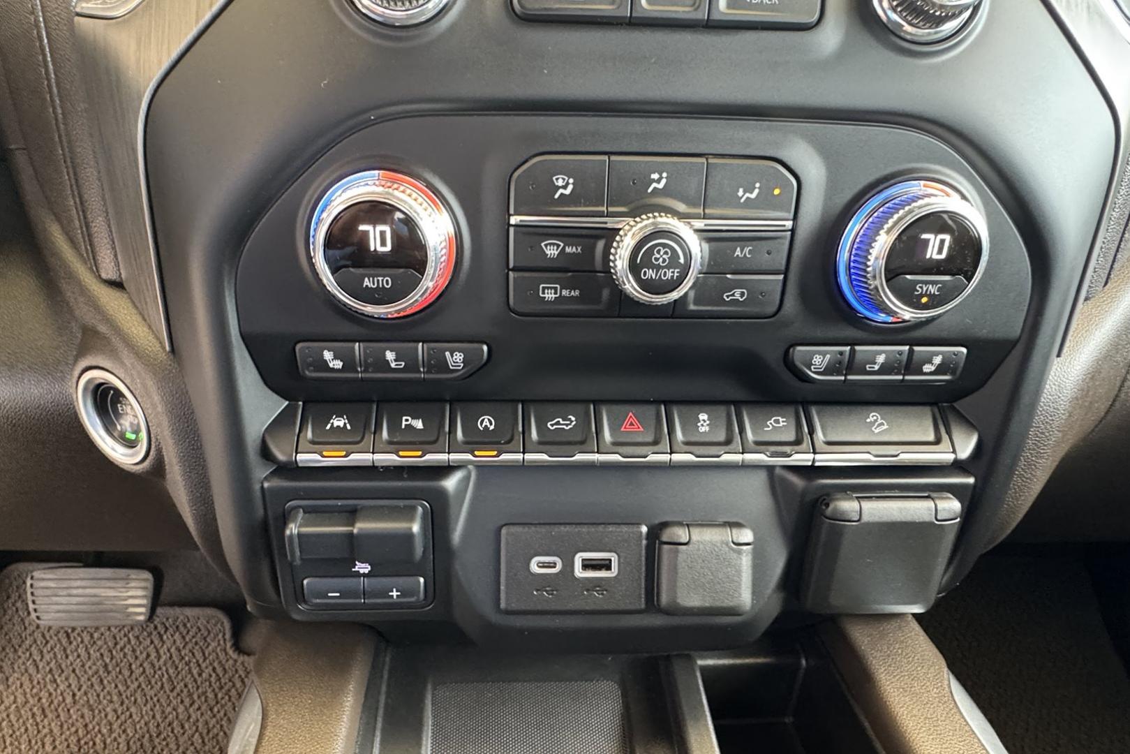 2022 White /Tobacco GMC Sierra Denali (1GTU9FET4NZ) with an 6 Cyl 3.0 Liter Duramax Turbo Diesel engine, Automatic 10 Speed transmission, located at 2304 W. Main St., Boise, ID, 83702, (208) 342-7777, 43.622105, -116.218658 - Duramax Powered Denali! New Tires And Ready To Go! - Photo#22