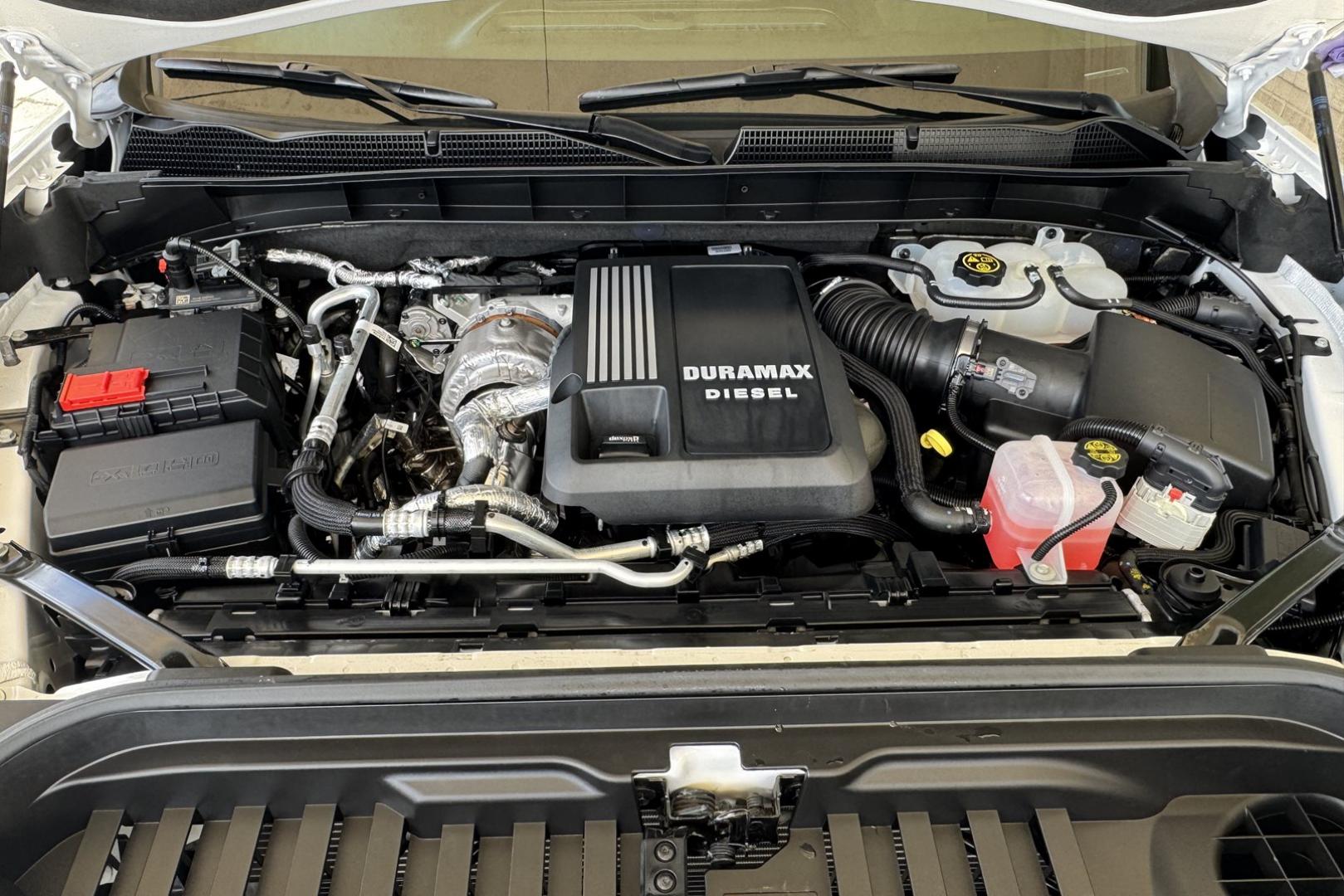 2022 White /Tobacco GMC Sierra Denali (1GTU9FET4NZ) with an 6 Cyl 3.0 Liter Duramax Turbo Diesel engine, Automatic 10 Speed transmission, located at 2304 W. Main St., Boise, ID, 83702, (208) 342-7777, 43.622105, -116.218658 - Duramax Powered Denali! New Tires And Ready To Go! - Photo#30