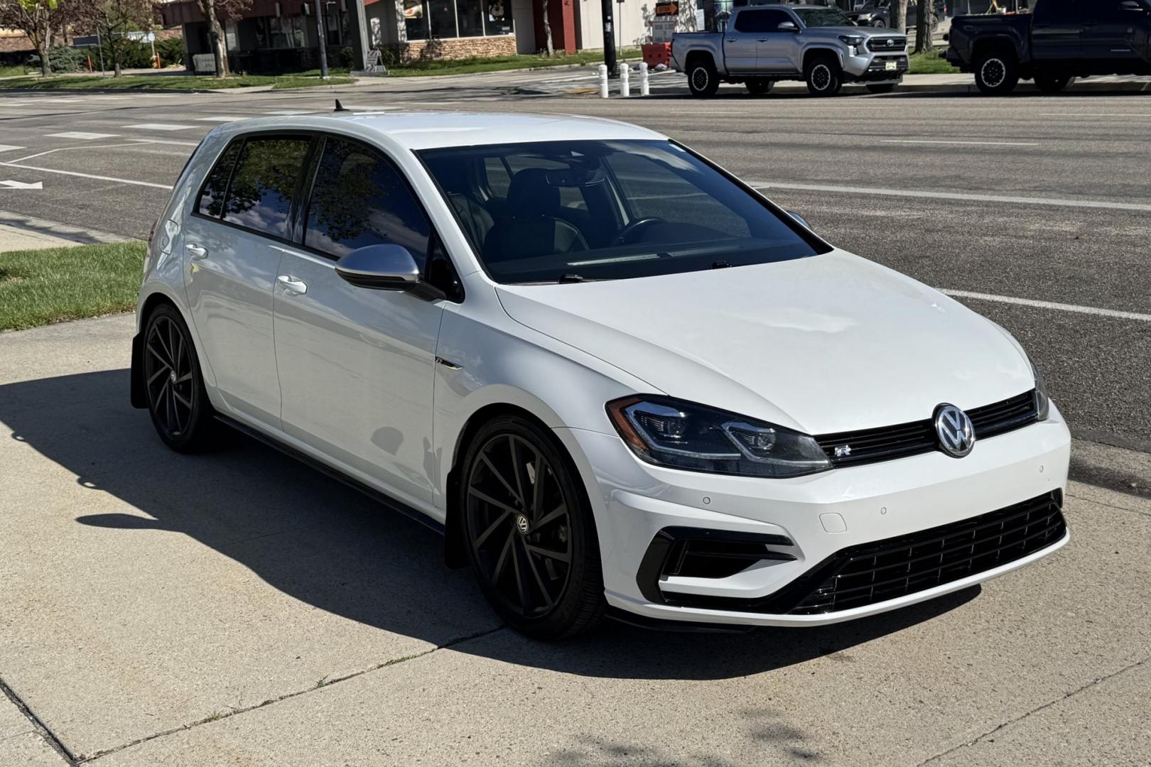 2019 White /Black Volkswagen Golf R 4MOTION (WVWVA7AU9KW) with an 4 Cyl 2.0 Liter Turbo engine, Automatick 7 Speed DSG transmission, located at 2304 W. Main St., Boise, ID, 83702, (208) 342-7777, 43.622105, -116.218658 - Hard To Find! A Blast To Drive! - Photo#2