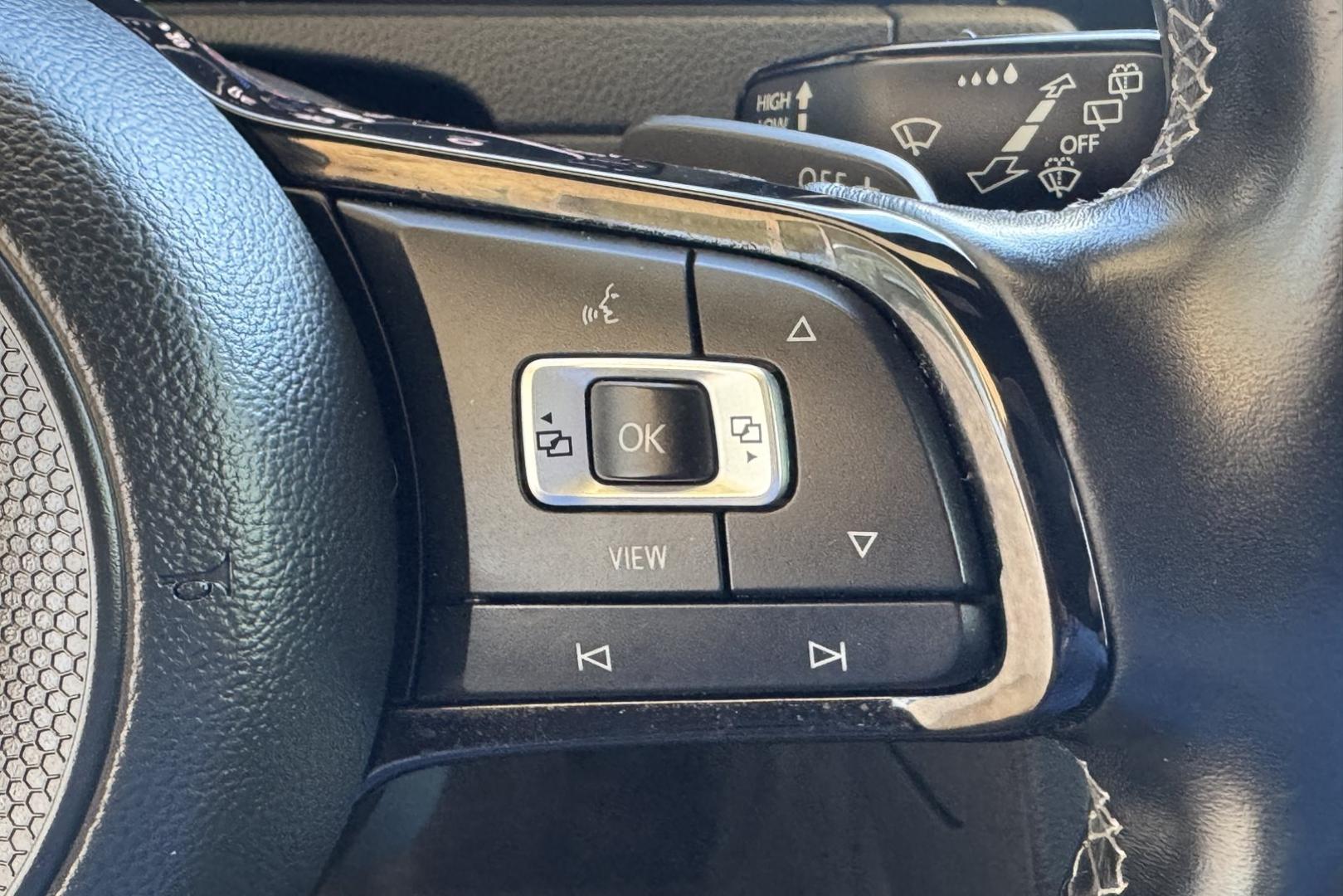 2019 White /Black Volkswagen Golf R 4MOTION (WVWVA7AU9KW) with an 4 Cyl 2.0 Liter Turbo engine, Automatick 7 Speed DSG transmission, located at 2304 W. Main St., Boise, ID, 83702, (208) 342-7777, 43.622105, -116.218658 - Hard To Find! A Blast To Drive! - Photo#10