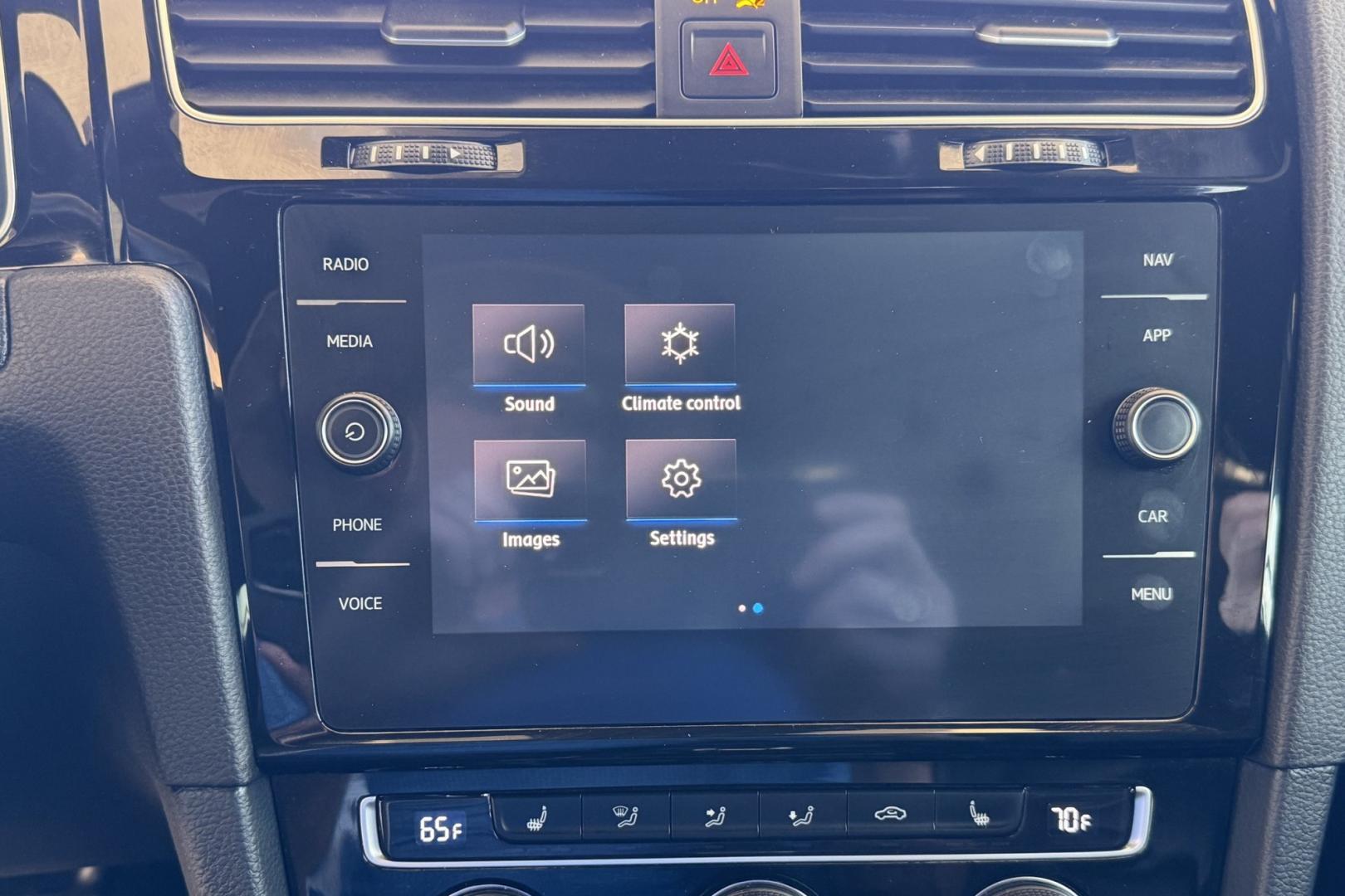 2019 White /Black Volkswagen Golf R 4MOTION (WVWVA7AU9KW) with an 4 Cyl 2.0 Liter Turbo engine, Automatick 7 Speed DSG transmission, located at 2304 W. Main St., Boise, ID, 83702, (208) 342-7777, 43.622105, -116.218658 - Hard To Find! A Blast To Drive! - Photo#12