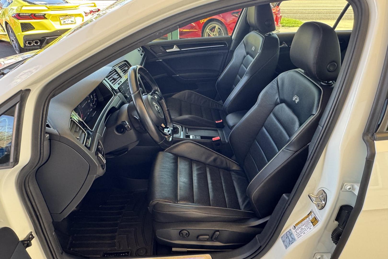 2019 White /Black Volkswagen Golf R 4MOTION (WVWVA7AU9KW) with an 4 Cyl 2.0 Liter Turbo engine, Automatick 7 Speed DSG transmission, located at 2304 W. Main St., Boise, ID, 83702, (208) 342-7777, 43.622105, -116.218658 - Hard To Find! A Blast To Drive! - Photo#14