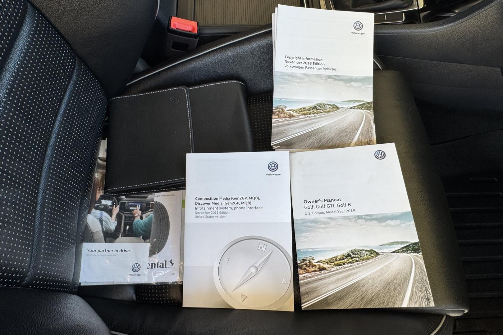 2019 White /Black Volkswagen Golf R 4MOTION (WVWVA7AU9KW) with an 4 Cyl 2.0 Liter Turbo engine, Automatick 7 Speed DSG transmission, located at 2304 W. Main St., Boise, ID, 83702, (208) 342-7777, 43.622105, -116.218658 - Hard To Find! A Blast To Drive! - Photo#21