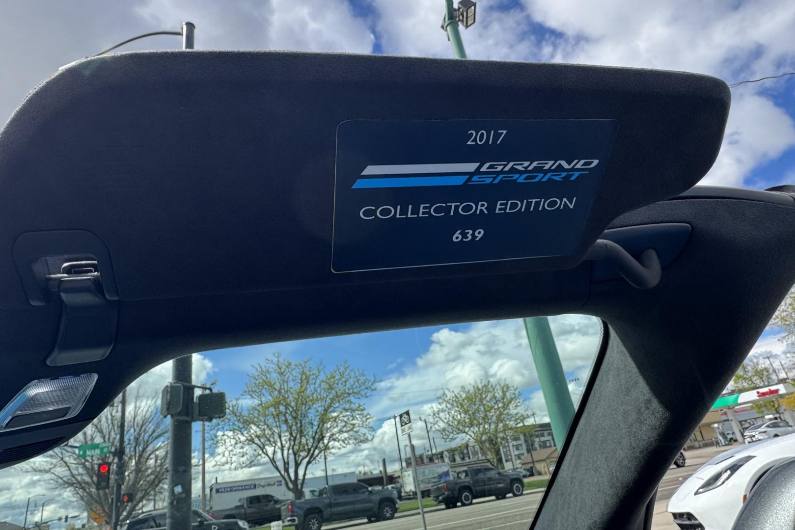 2017 Watkins Glen Gray Metallic /Tension Blue/Black Chevrolet Corvette Grand Sport 3LT (1G1Y12D71H5) with an V8 6.2 Liter engine, Automatic 8 Speed transmission, located at 2304 W. Main St., Boise, ID, 83702, (208) 342-7777, 43.622105, -116.218658 - The 2017 Chevrolet Corvette Grand Sport combines a lightweight architecture, a track-honed aerodynamics package, a naturally aspirated engine to deliver exceptional performance. The Grand Sport Collector Edition features an exclusive Watkins Glen Gray Metallic exterior with Tension Blue hash-mark gr - Photo#15