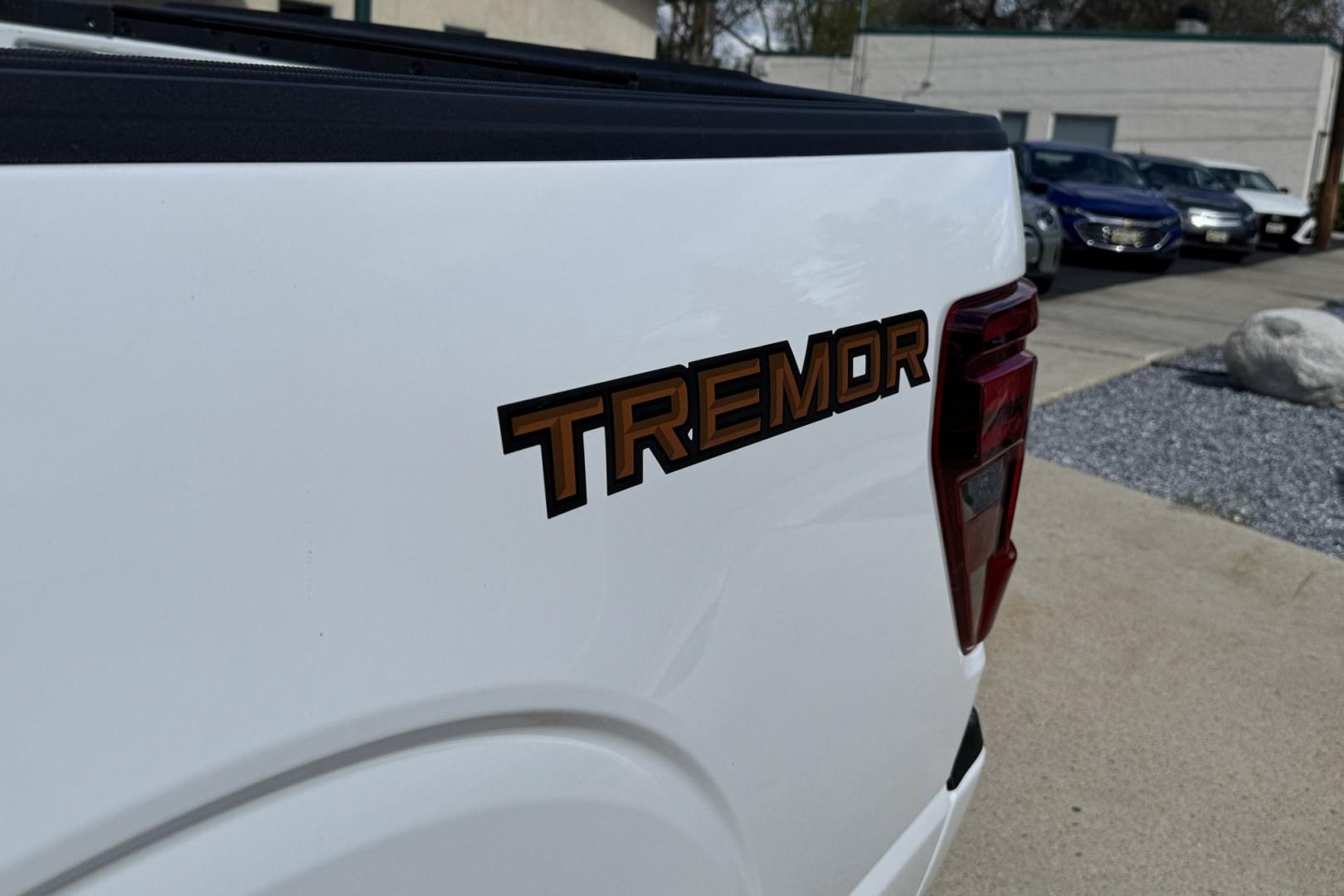 2024 Oxford White /Gray Ford F-150 Tremor (1FTFW4L80RF) with an V6 3.5 Liter Twin Turbo engine, Automatic 10 Speed transmission, located at 2304 W. Main St., Boise, ID, 83702, (208) 342-7777, 43.622105, -116.218658 - Photo#1