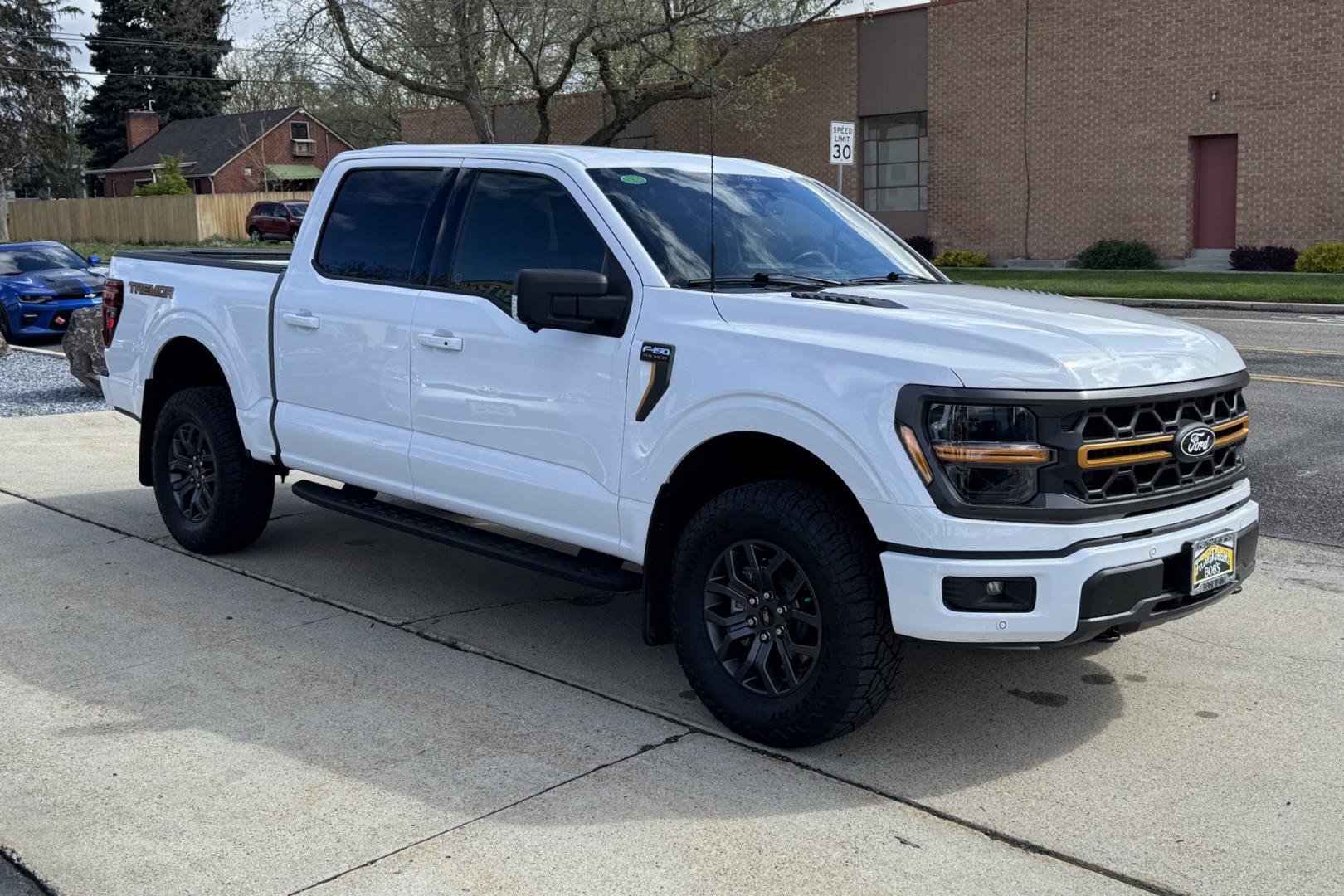 2024 Oxford White /Gray Ford F-150 Tremor (1FTFW4L80RF) with an V6 3.5 Liter Twin Turbo engine, Automatic 10 Speed transmission, located at 2304 W. Main St., Boise, ID, 83702, (208) 342-7777, 43.622105, -116.218658 - Photo#3