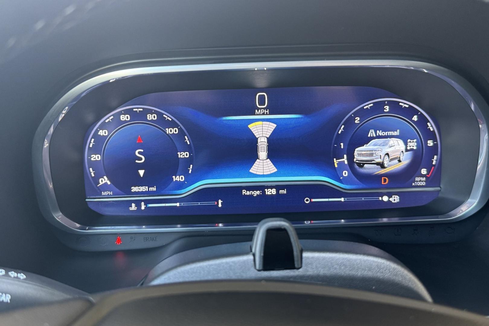 2023 Black /Jet Black Chevrolet Tahoe High Country (1GNSKTKL0PR) with an V8 6.2 Liter engine, Automatic 10 Speed transmission, located at 2304 W. Main St., Boise, ID, 83702, (208) 342-7777, 43.622105, -116.218658 - Highly Optioned Tahoe High Country! - Photo#6