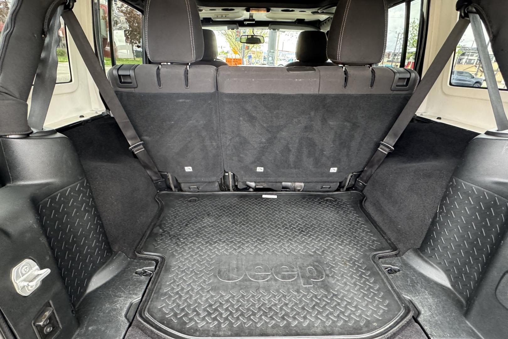 2018 Gray /Black Jeep Wrangler Unlimited Sahara (1C4HJWEG3JL) with an V6 3.6 Liter engine, Automatic transmission, located at 2304 W. Main St., Boise, ID, 83702, (208) 342-7777, 43.622105, -116.218658 - New Tires! Hard Top Too! - Photo#15