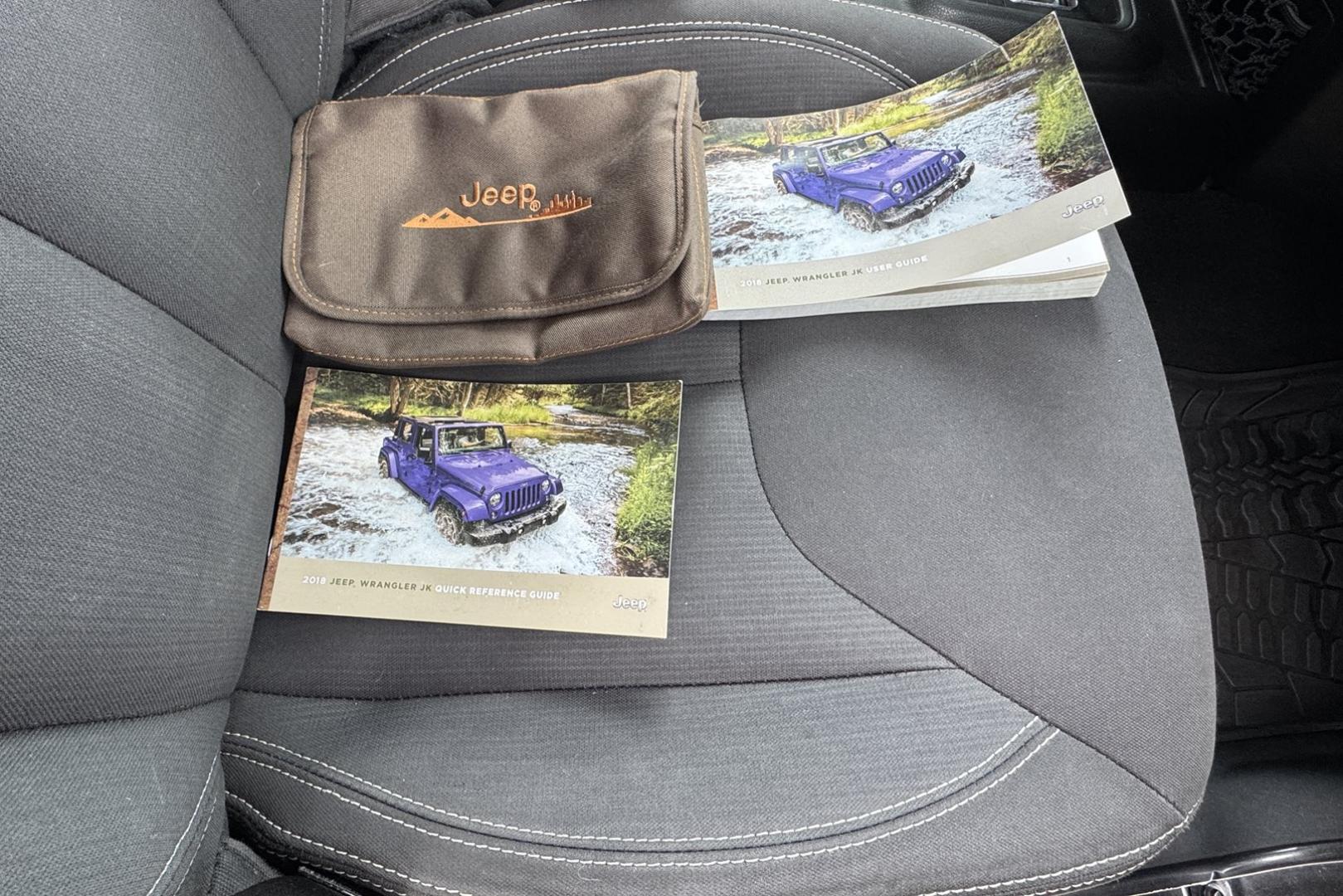 2018 Gray /Black Jeep Wrangler Unlimited Sahara (1C4HJWEG3JL) with an V6 3.6 Liter engine, Automatic transmission, located at 2304 W. Main St., Boise, ID, 83702, (208) 342-7777, 43.622105, -116.218658 - New Tires! Hard Top Too! - Photo#14