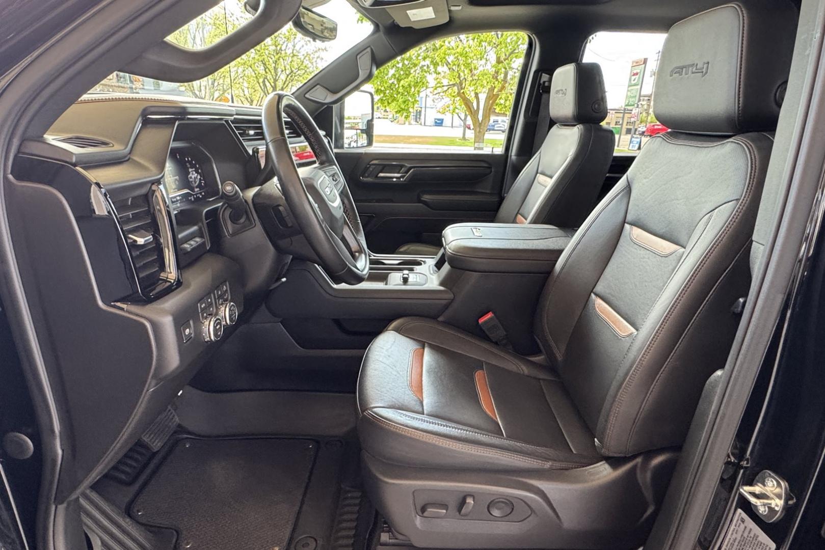 2024 Onyx Black /Jet Black With Kalahari Accents GMC Sierra 2500HD AT4 (1GT49PEY3RF) with an V8 6.6 Liter Duramax Turbo Diesel engine, Allison 10 Speed Automatic transmission, located at 2304 W. Main St., Boise, ID, 83702, (208) 342-7777, 43.622105, -116.218658 - Stunning And Capable Duramax Powered GMC! - Photo#21