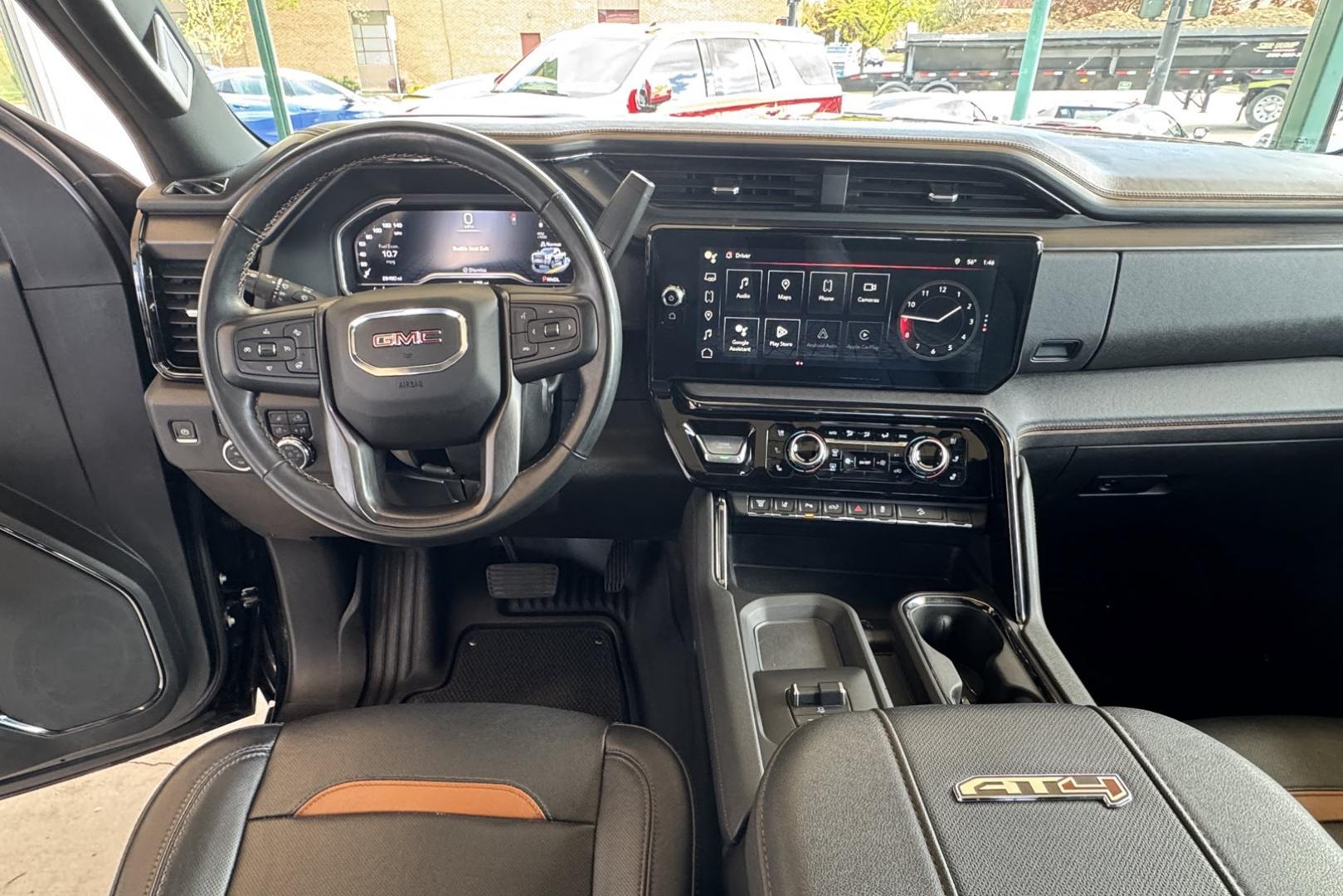 2024 Onyx Black /Jet Black With Kalahari Accents GMC Sierra 2500HD AT4 (1GT49PEY3RF) with an V8 6.6 Liter Duramax Turbo Diesel engine, Allison 10 Speed Automatic transmission, located at 2304 W. Main St., Boise, ID, 83702, (208) 342-7777, 43.622105, -116.218658 - Stunning And Capable Duramax Powered GMC! - Photo#26
