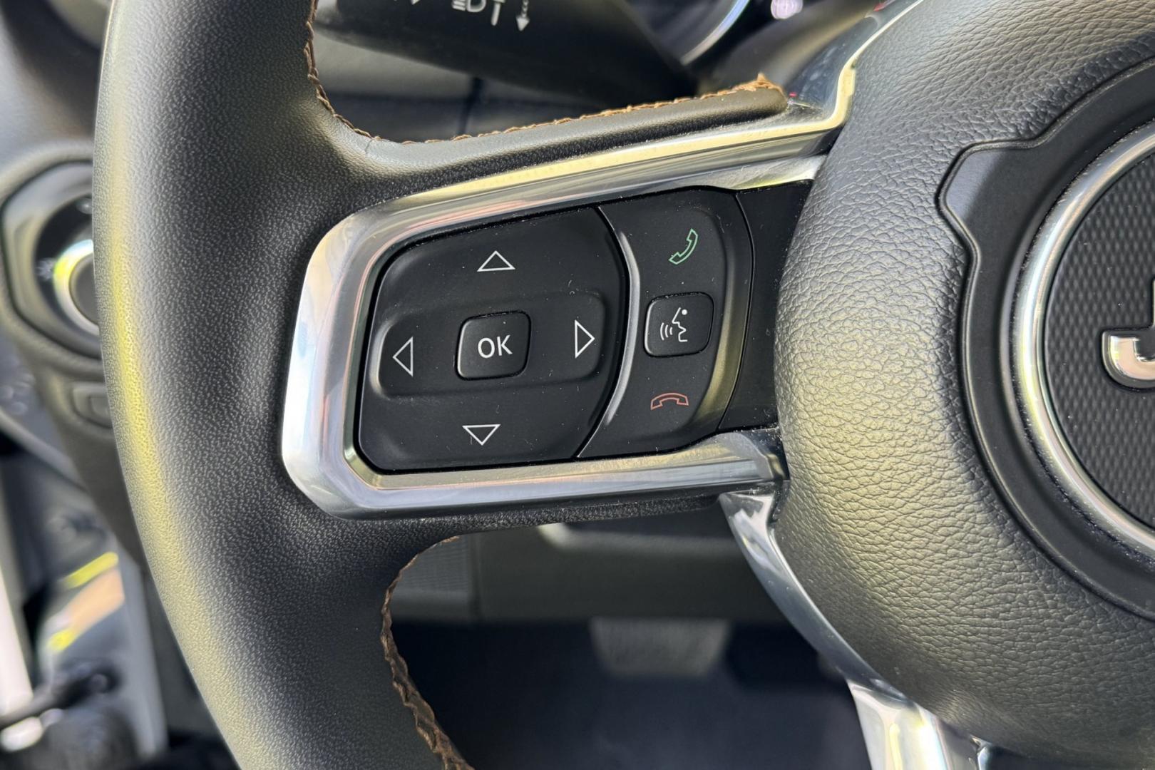 2023 Sting Gray /Black Jeep Wrangler Unlimited Sahara High Altitude (1C4JJXP64PW) with an 4 Cyl 2.0 Liter Hybrid Turbo engine, Automatic 8 Speed transmission, located at 2304 W. Main St., Boise, ID, 83702, (208) 342-7777, 43.622105, -116.218658 - Ready To Play And Get Great Fuel Economy! - Photo#8