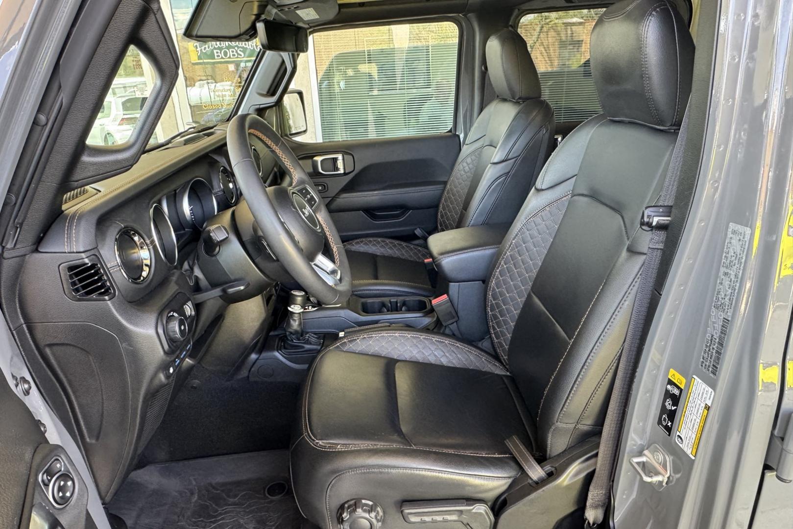 2023 Sting Gray /Black Jeep Wrangler Unlimited Sahara High Altitude (1C4JJXP64PW) with an 4 Cyl 2.0 Liter Hybrid Turbo engine, Automatic 8 Speed transmission, located at 2304 W. Main St., Boise, ID, 83702, (208) 342-7777, 43.622105, -116.218658 - Ready To Play And Get Great Fuel Economy! - Photo#11