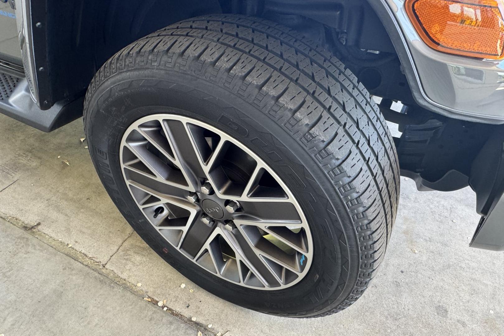 2023 Sting Gray /Black Jeep Wrangler Unlimited Sahara High Altitude (1C4JJXP64PW) with an 4 Cyl 2.0 Liter Hybrid Turbo engine, Automatic 8 Speed transmission, located at 2304 W. Main St., Boise, ID, 83702, (208) 342-7777, 43.622105, -116.218658 - Ready To Play And Get Great Fuel Economy! - Photo#17