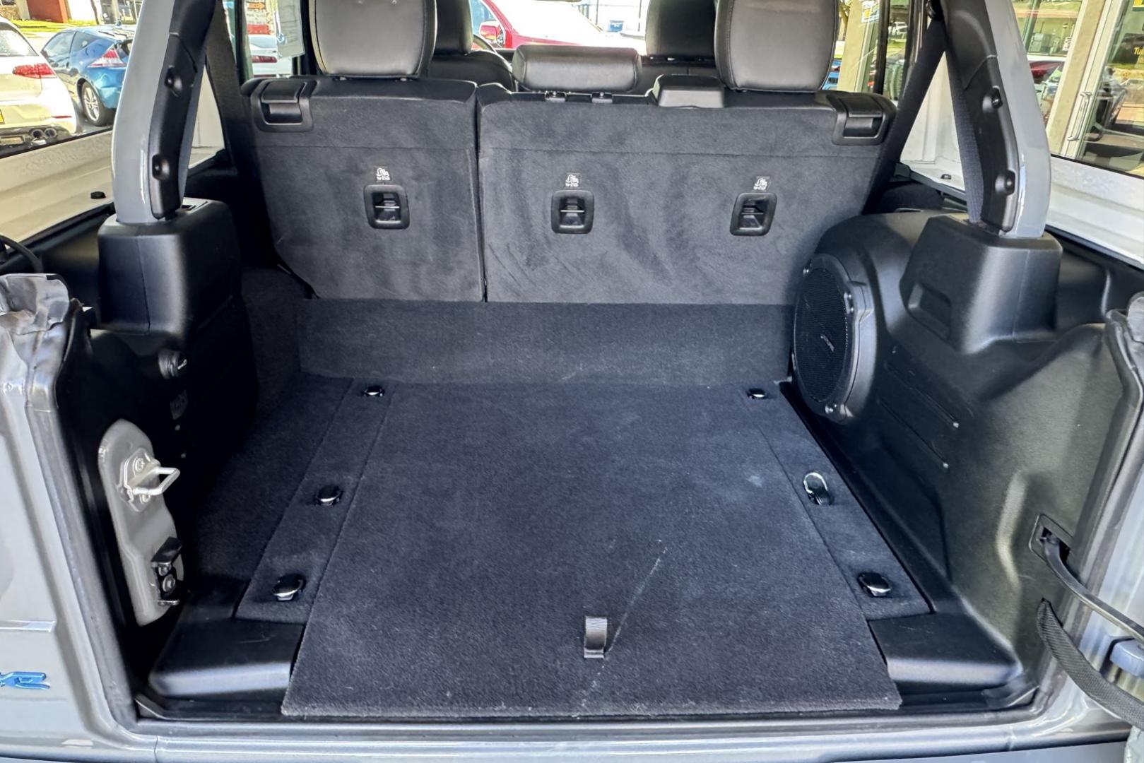 2023 Sting Gray /Black Jeep Wrangler Unlimited Sahara High Altitude (1C4JJXP64PW) with an 4 Cyl 2.0 Liter Hybrid Turbo engine, Automatic 8 Speed transmission, located at 2304 W. Main St., Boise, ID, 83702, (208) 342-7777, 43.622105, -116.218658 - Ready To Play And Get Great Fuel Economy! - Photo#21