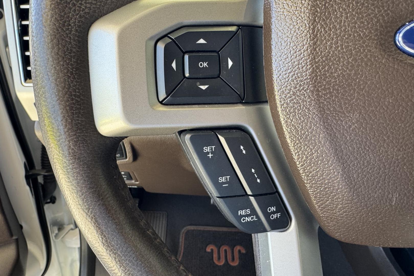 2019 White Platinum /Brownstone Ford F-350 King Ranch (1FT8W3BTXKE) with an V8 6.7 Liter Turbo Diesel engine, Automatic 6 Speed transmission, located at 2304 W. Main St., Boise, ID, 83702, (208) 342-7777, 43.622105, -116.218658 - Only 18k Miles! Optioned With The Best Of Everything! - Photo#7