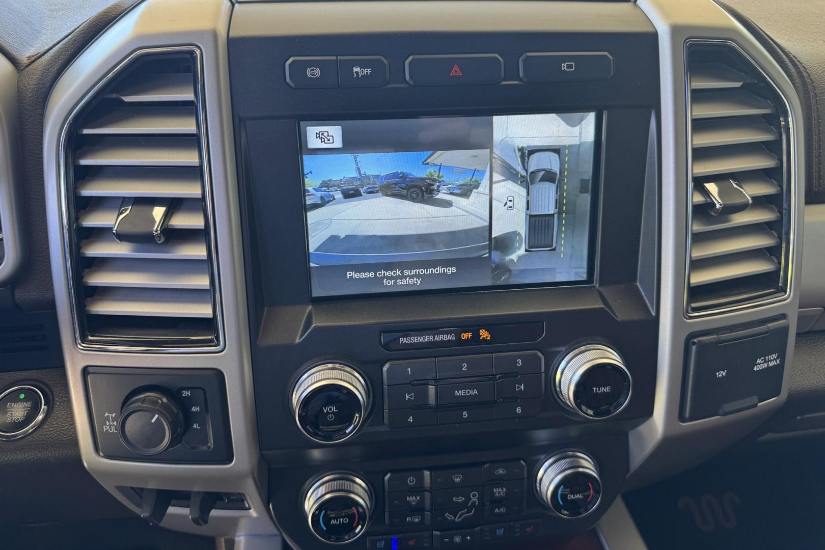2019 White Platinum /Brownstone Ford F-350 King Ranch (1FT8W3BTXKE) with an V8 6.7 Liter Turbo Diesel engine, Automatic 6 Speed transmission, located at 2304 W. Main St., Boise, ID, 83702, (208) 342-7777, 43.622105, -116.218658 - Only 18k Miles! Optioned With The Best Of Everything! - Photo#12