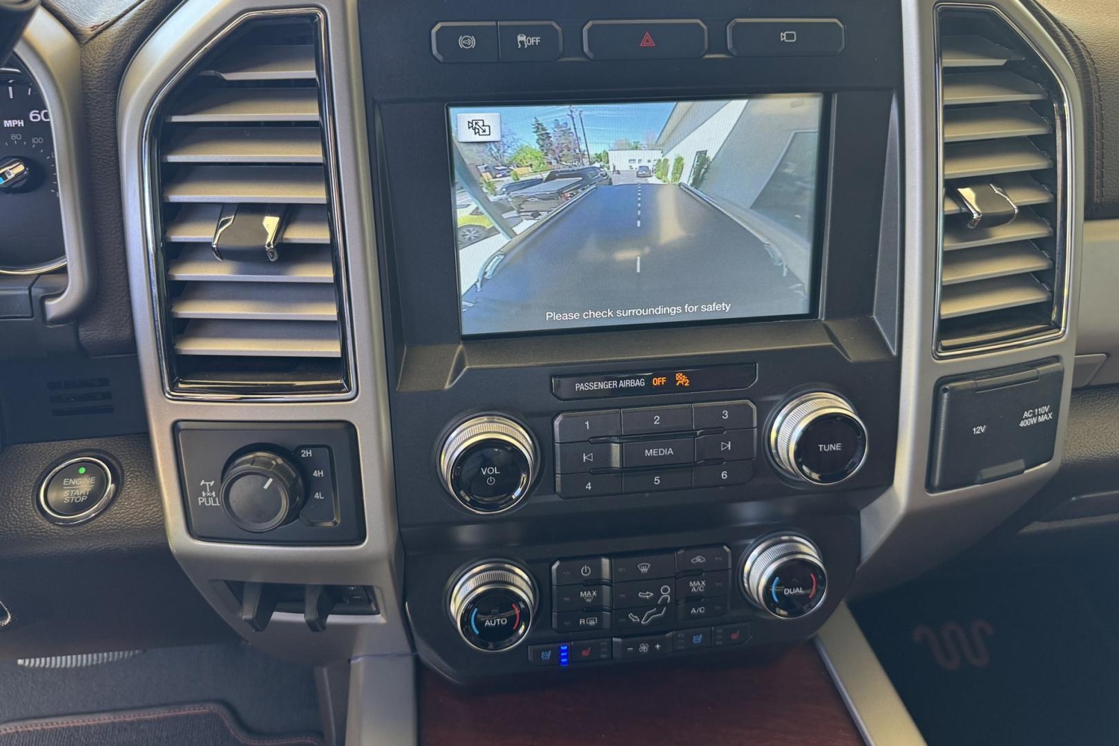 2019 White Platinum /Brownstone Ford F-350 King Ranch (1FT8W3BTXKE) with an V8 6.7 Liter Turbo Diesel engine, Automatic 6 Speed transmission, located at 2304 W. Main St., Boise, ID, 83702, (208) 342-7777, 43.622105, -116.218658 - Only 18k Miles! Optioned With The Best Of Everything! - Photo#13