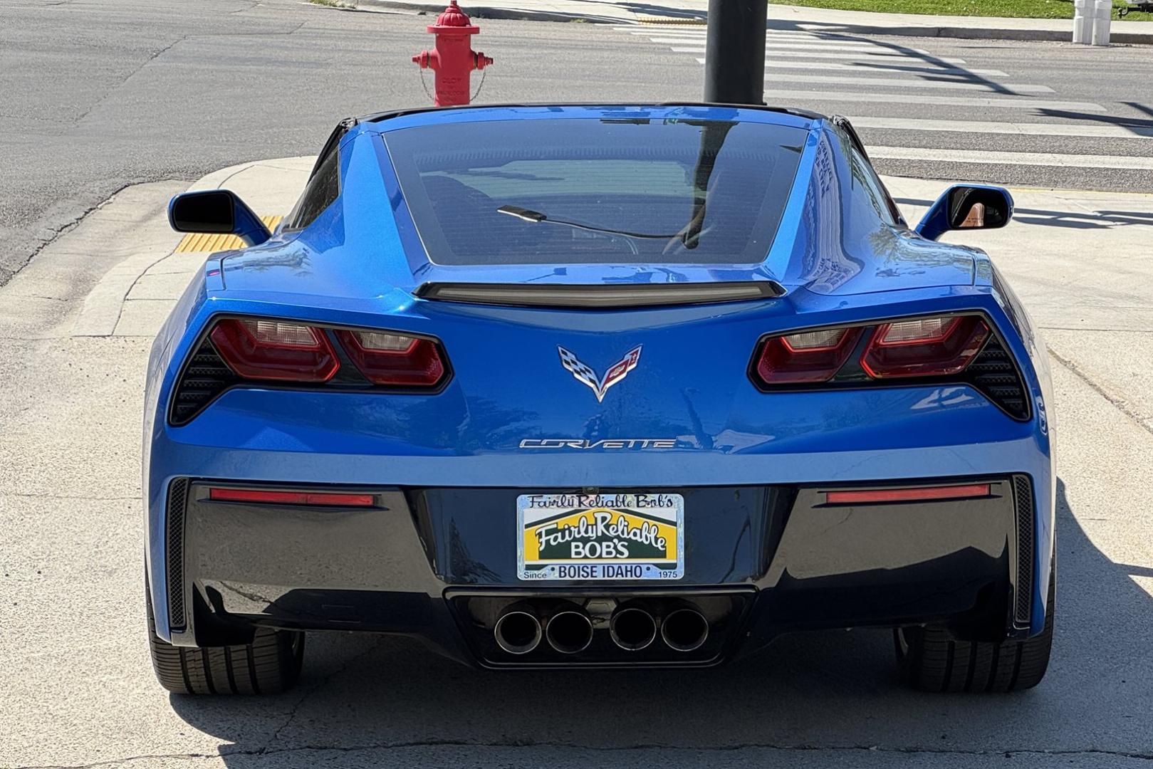 2016 Laguna Blue /Kalahari Chevrolet Corvette Stingray 2LT (1G1YD2D72G5) with an V8 6.2 Liter engine, Automatic 8 Speed transmission, located at 2304 W. Main St., Boise, ID, 83702, (208) 342-7777, 43.622105, -116.218658 - Beautiful Color Combination! Ready To Go! - Photo#1